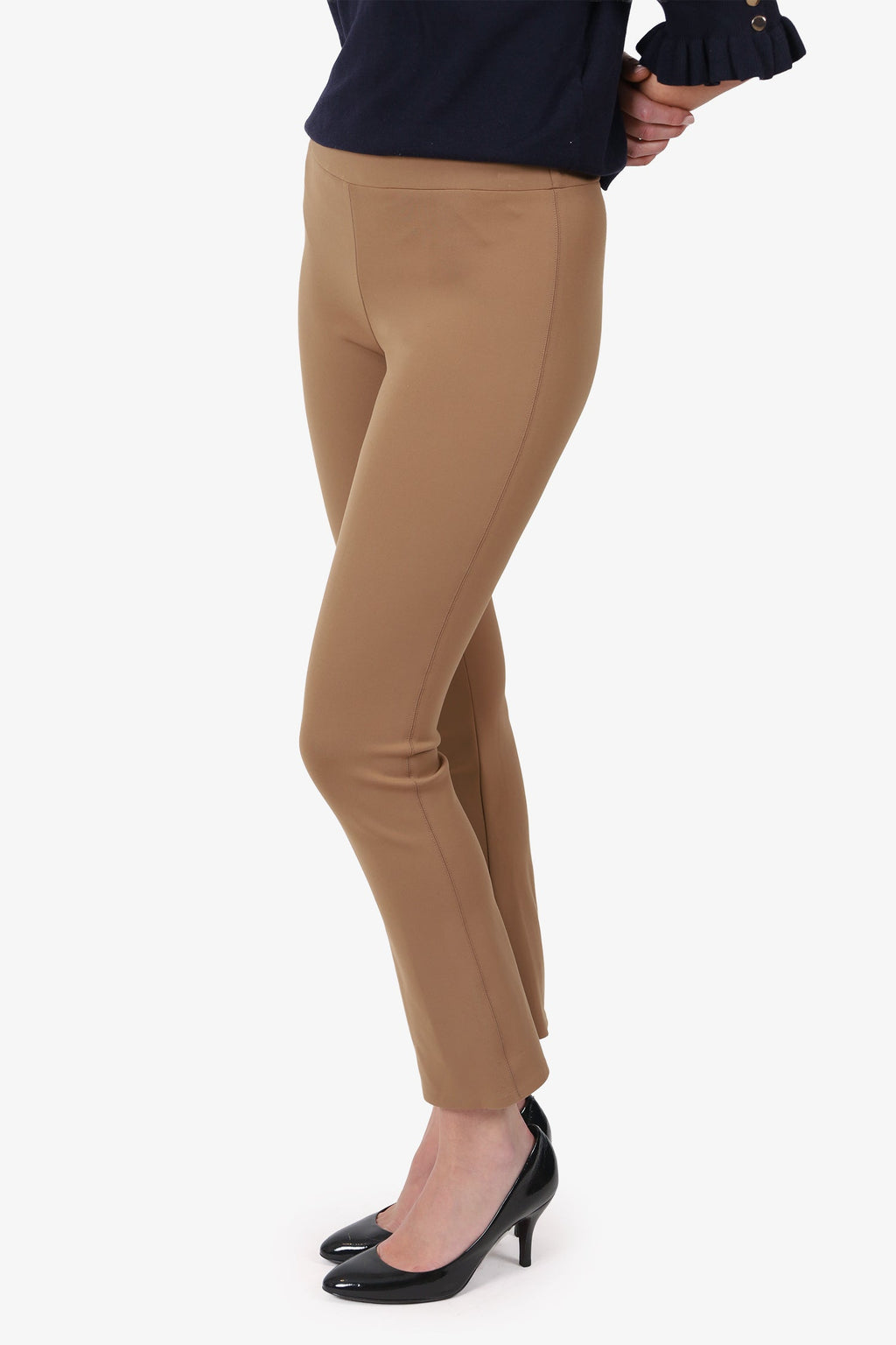 Theory Truffle Scuba Slim Trouser Size M