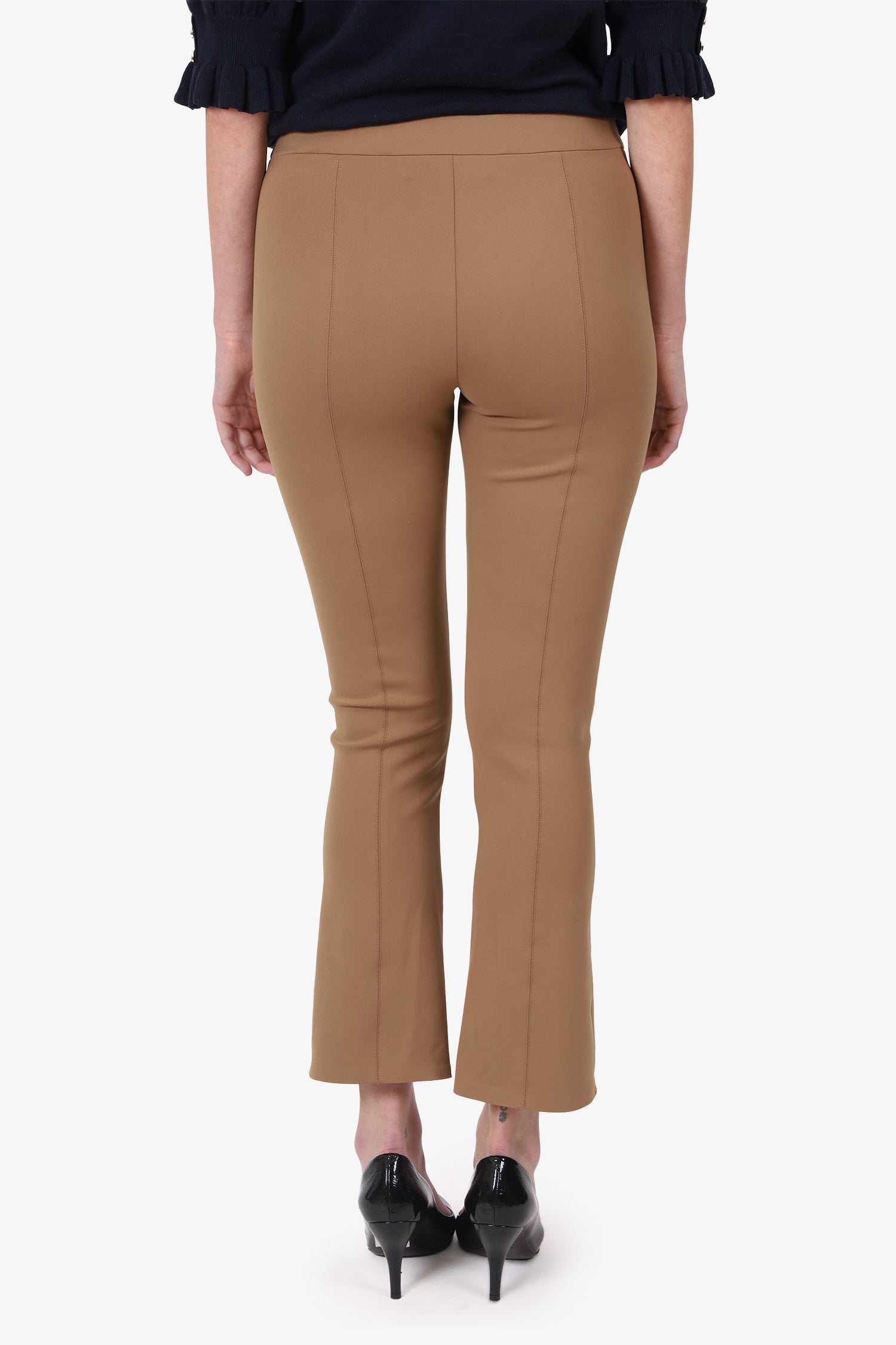 Theory Truffle Scuba Slim Trouser Size M