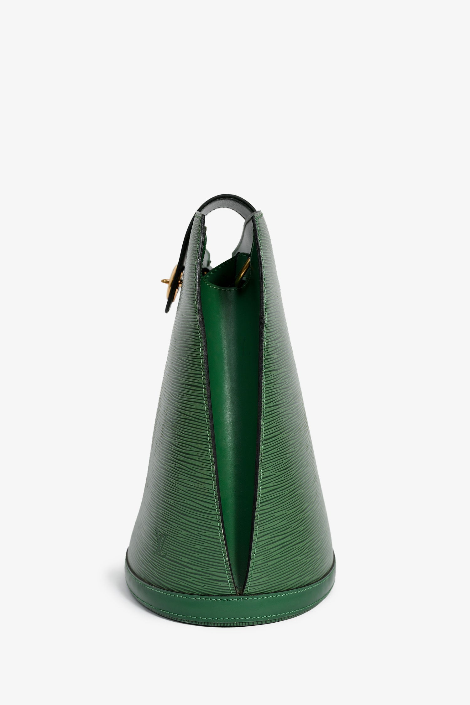 Louis Vuitton 1995 Green Epi Leather 'Cluny' Shoulder Bag