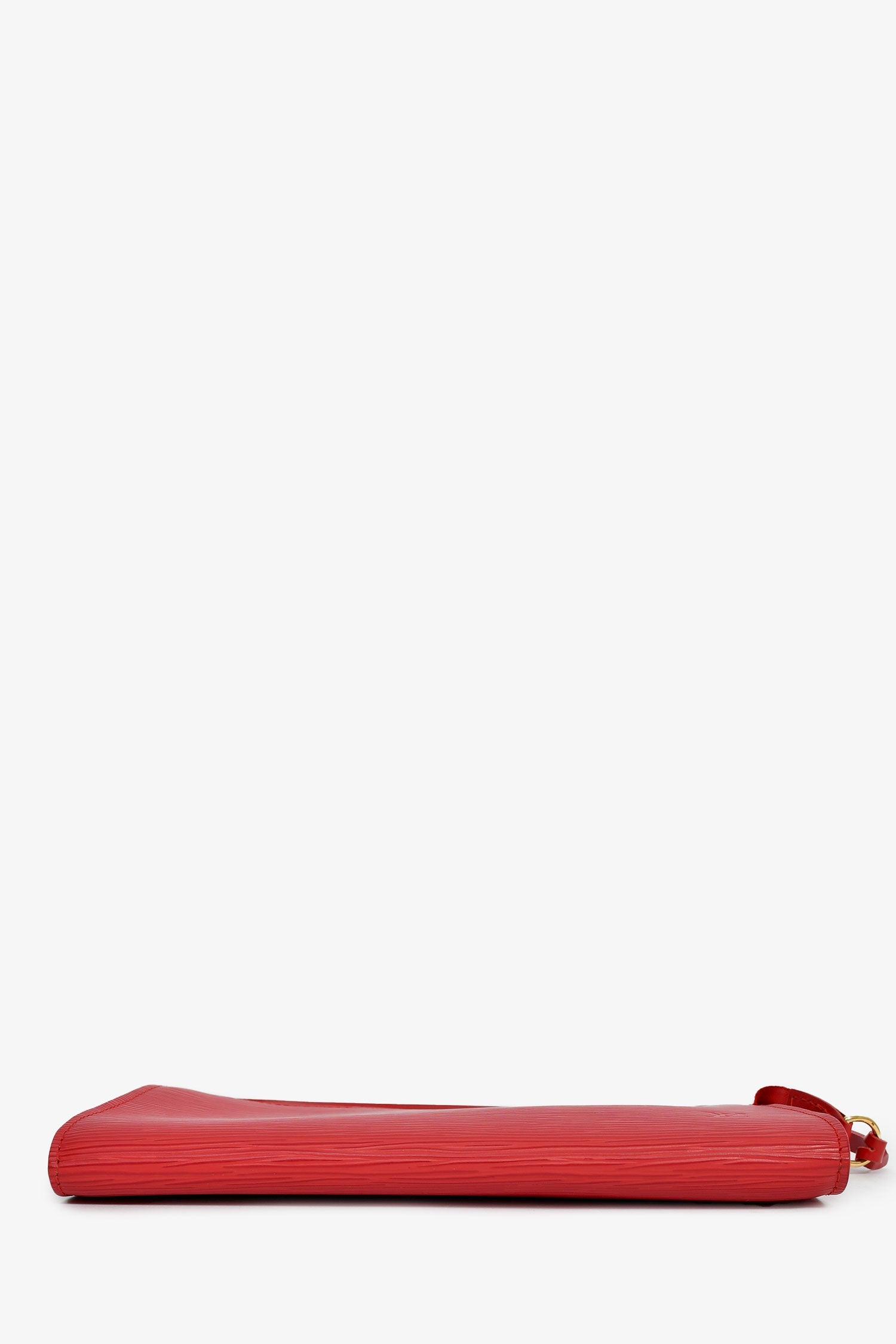 Louis Vuitton 2005 Red Epi Pochette Accessories 24