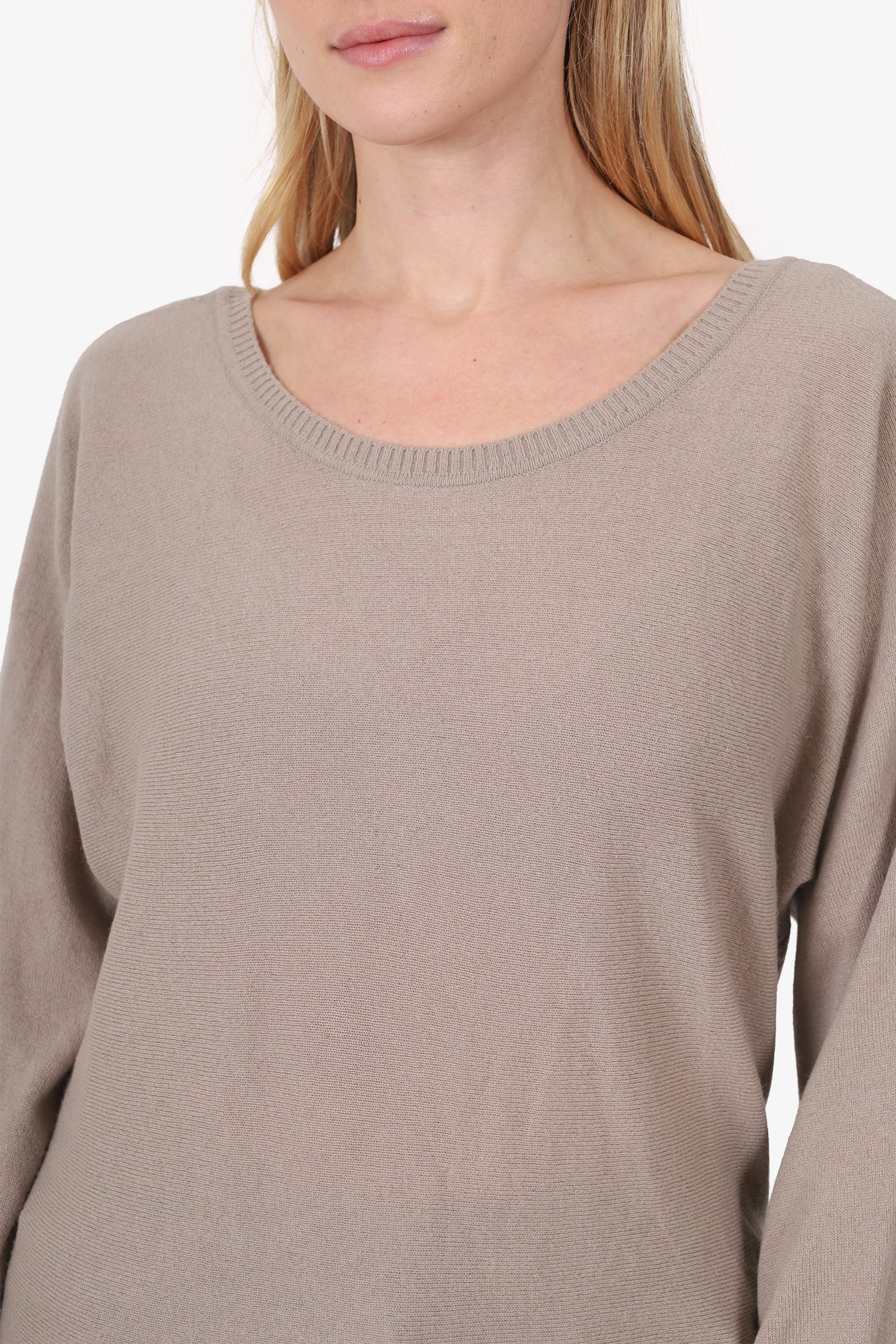 Vince Taupe V-Back Sweater Size XS