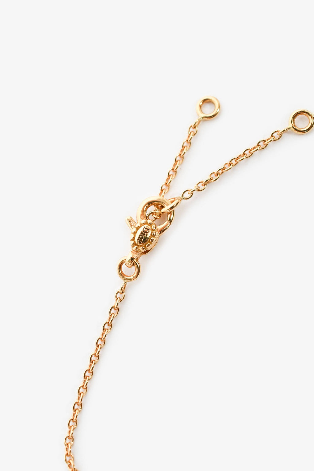 Christian Dior 18K Yellow Gold & Emerald 'Mimirose' Necklace
