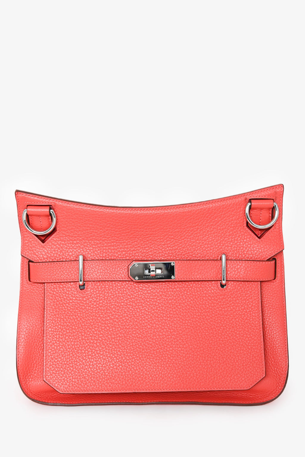 Hermès 2015 Orange Clemence Leather Jypsiere 31