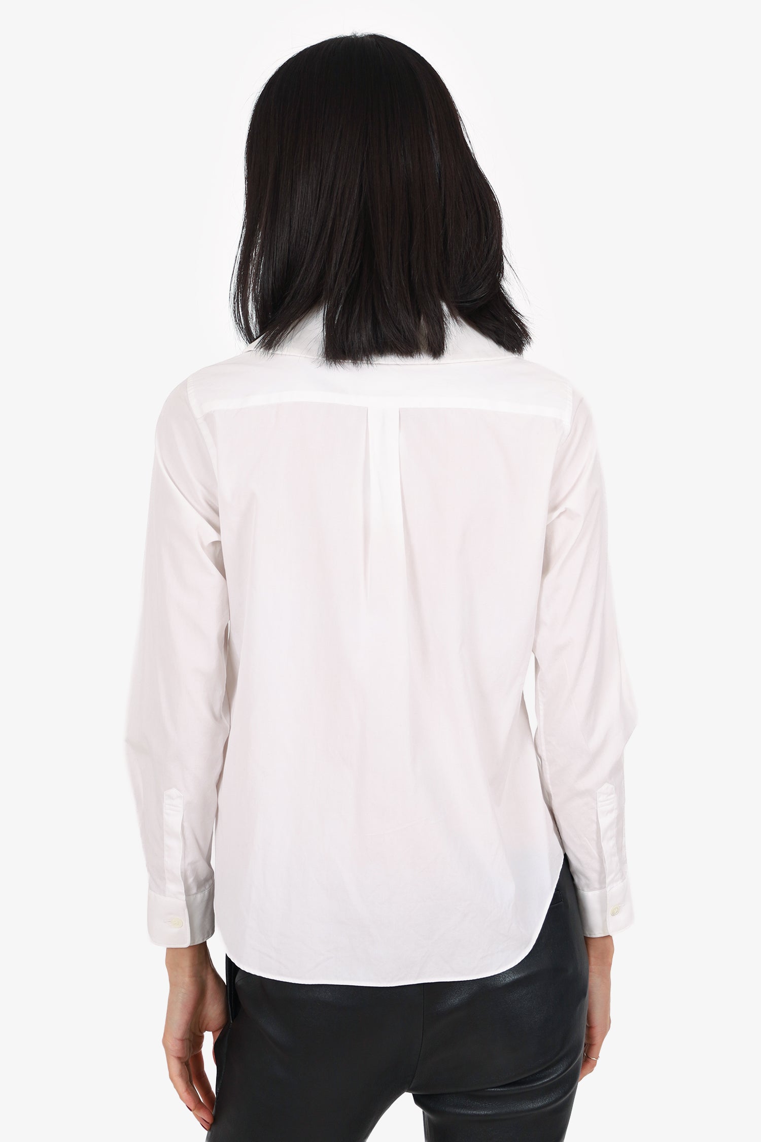 Comme de Garcons White Peter Pan Shirt Size XS