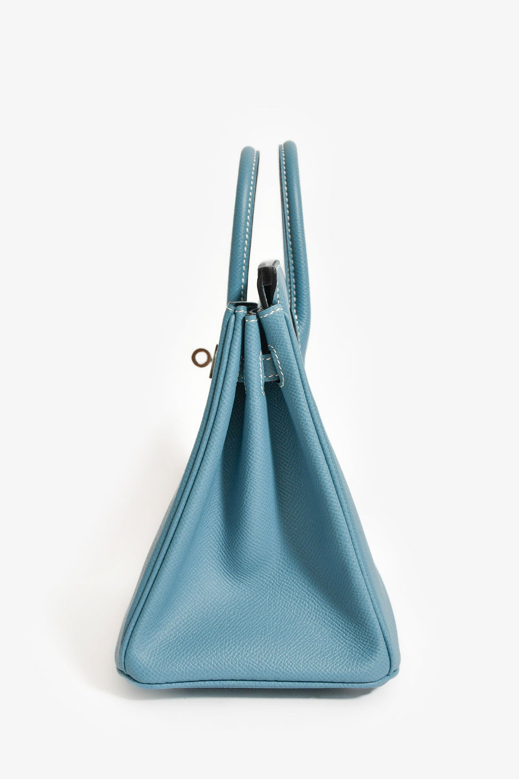 Hermès 2014 Blue Jean Epsom Leather Birkin 25