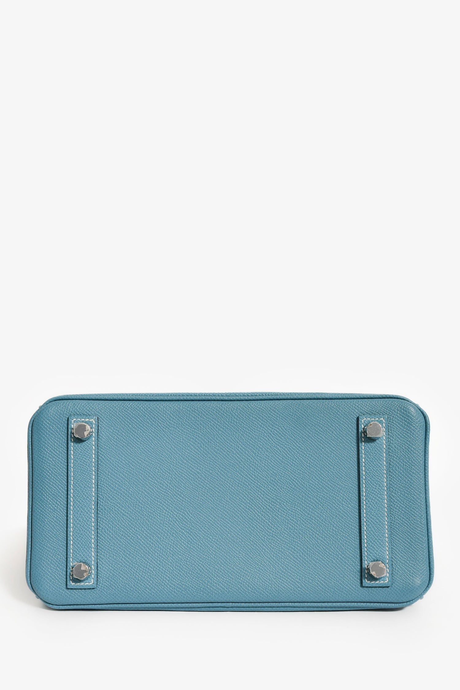 Hermès 2014 Blue Jean Epsom Leather Birkin 25