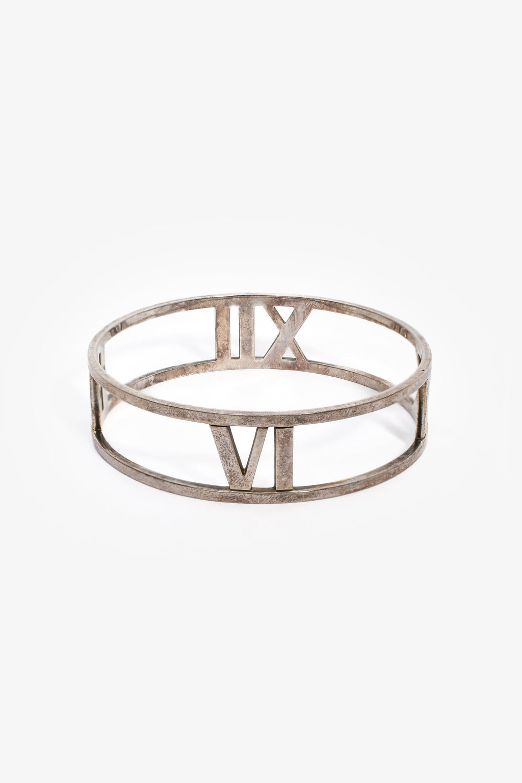 Tiffany & Co. Sterling Silver Wide Atlas Bangle