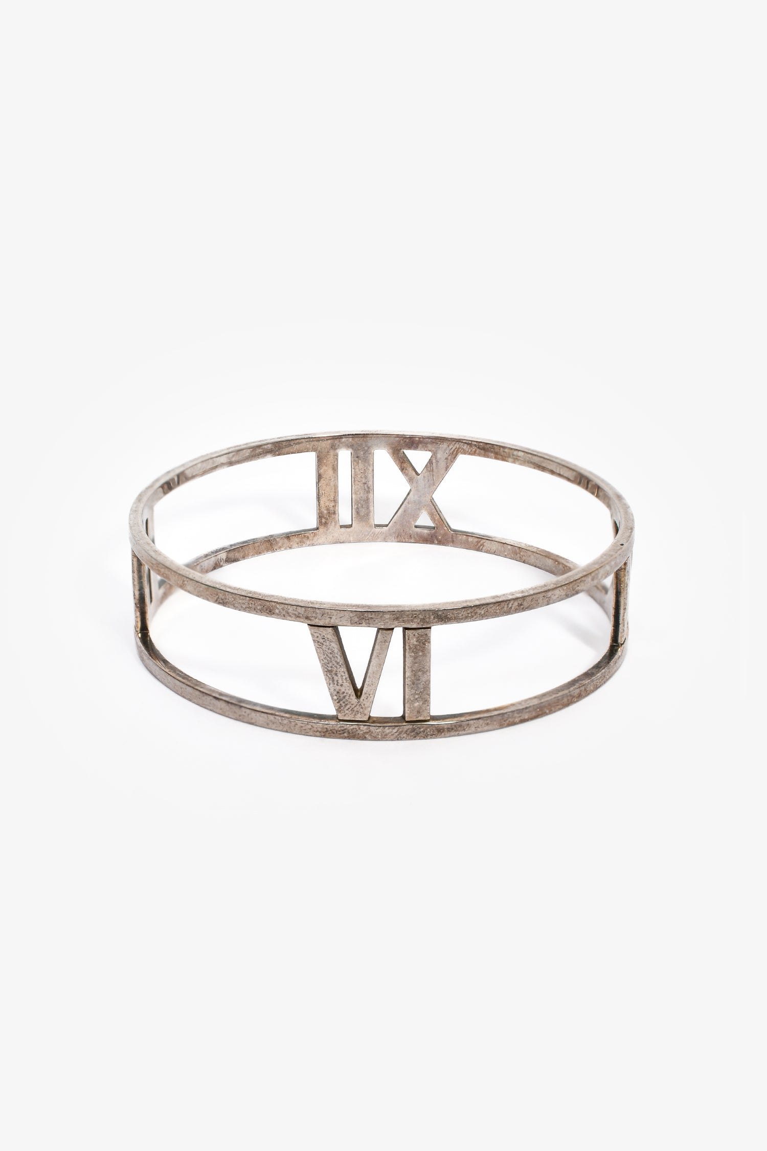 Tiffany & Co. Sterling Silver Wide Atlas Bangle