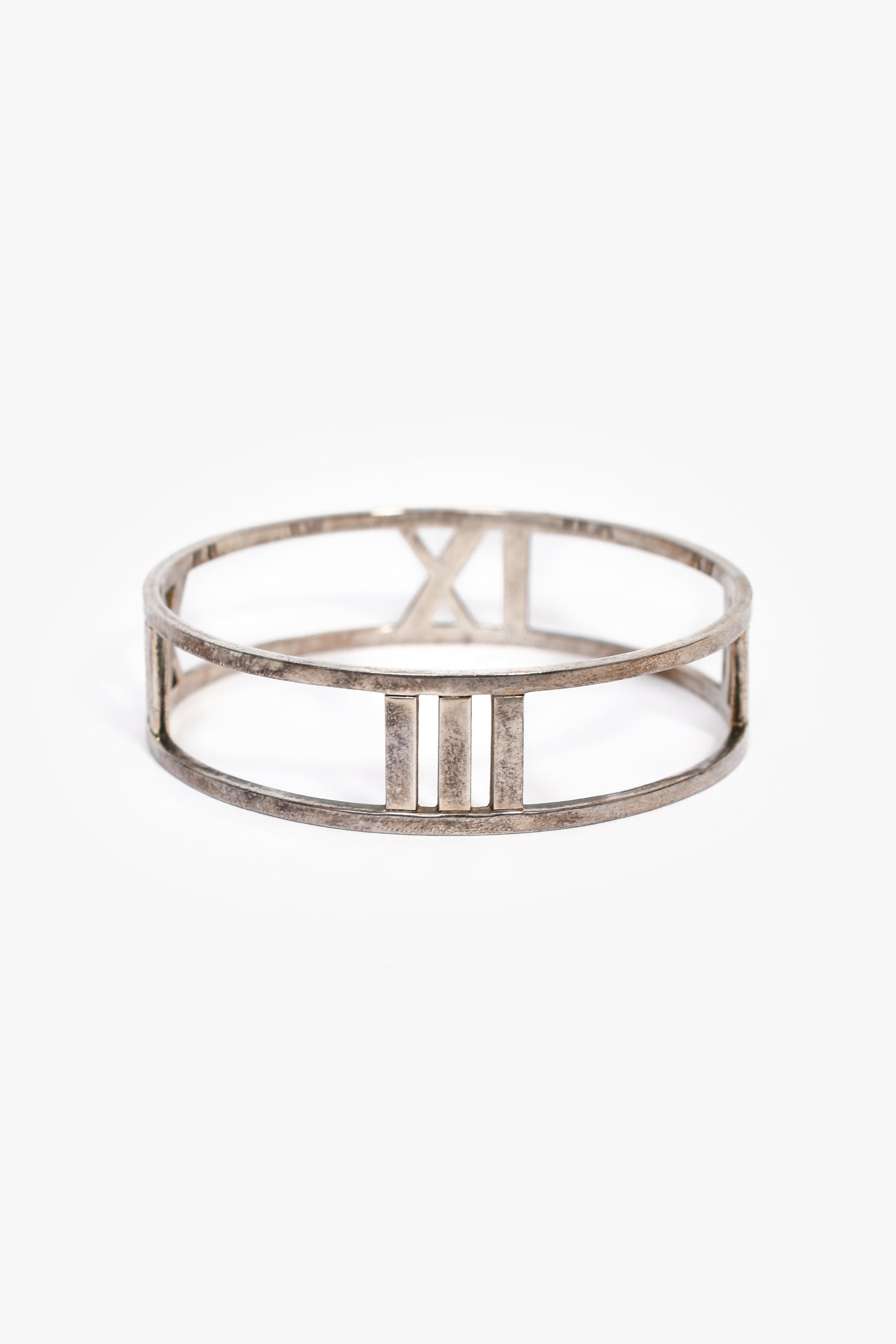 Tiffany & Co. Sterling Silver Wide Atlas Bangle