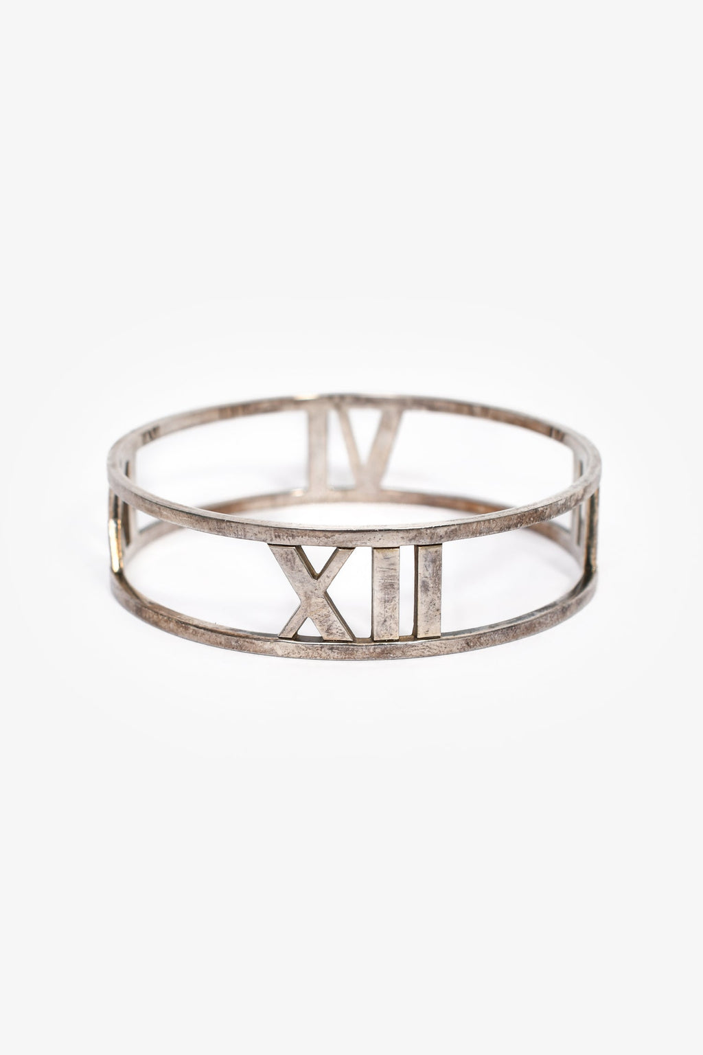 Tiffany & Co. Sterling Silver Wide Atlas Bangle