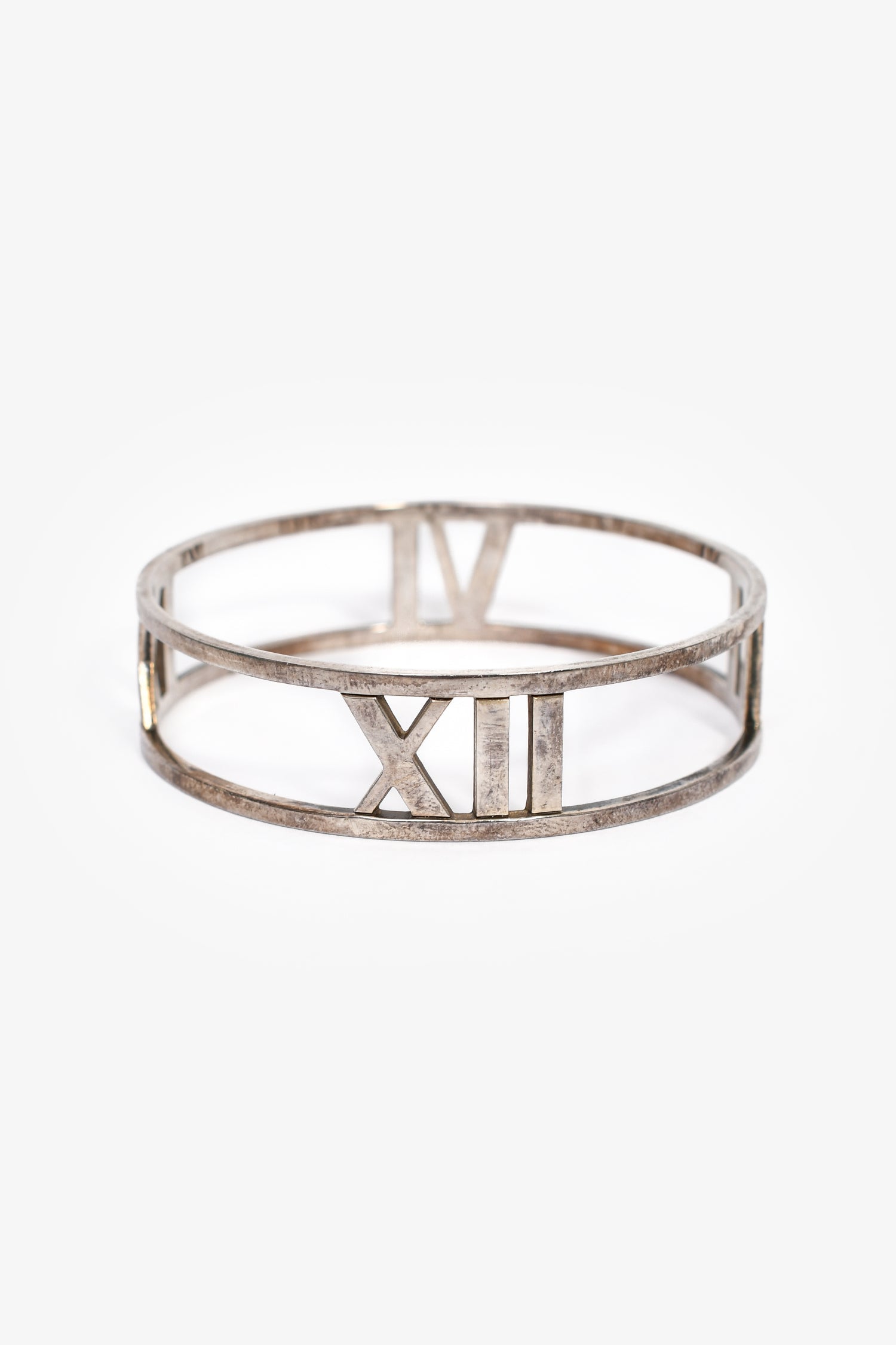 Tiffany & Co. Sterling Silver Wide Atlas Bangle