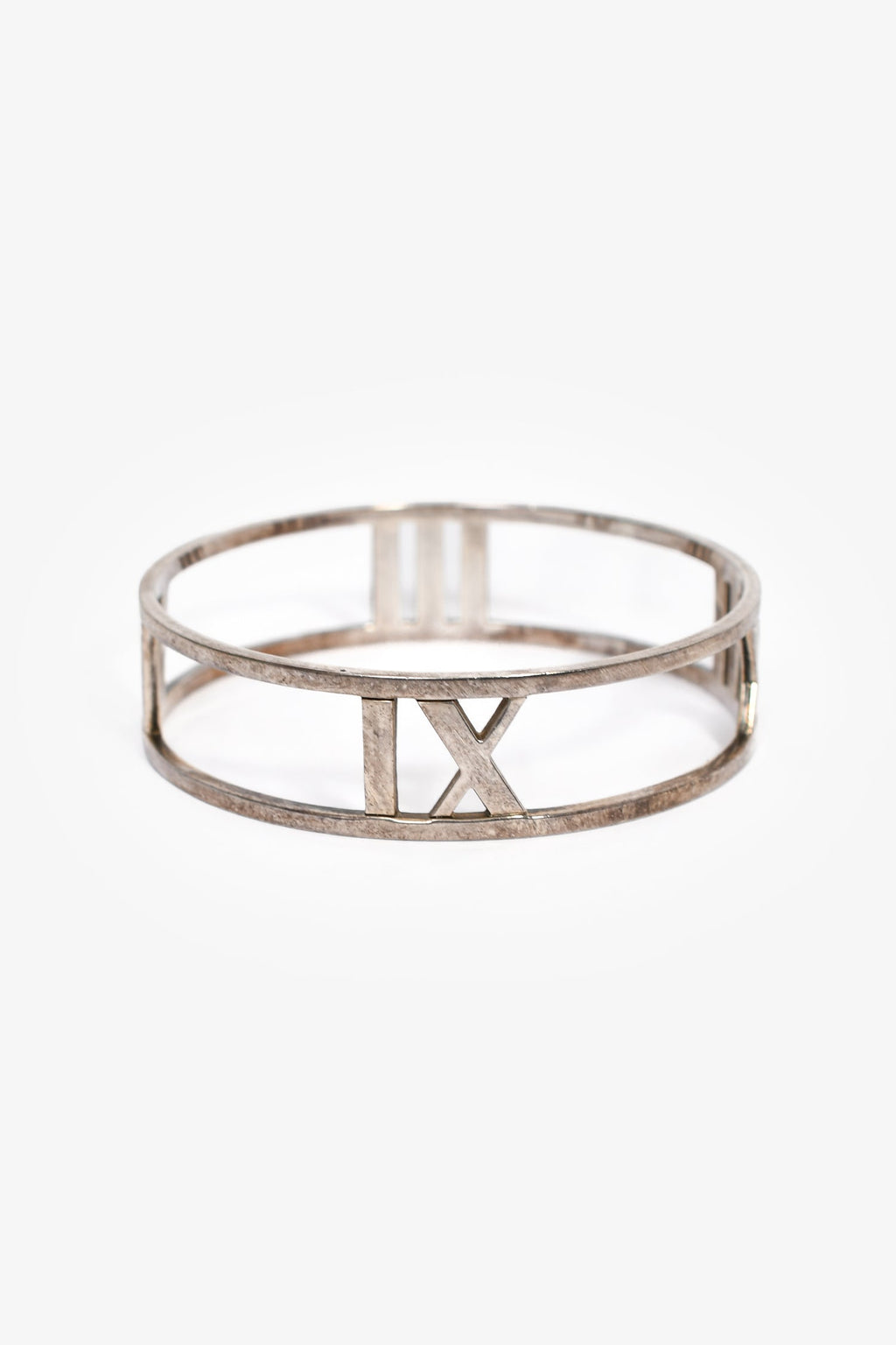 Tiffany & Co. Sterling Silver Wide Atlas Bangle