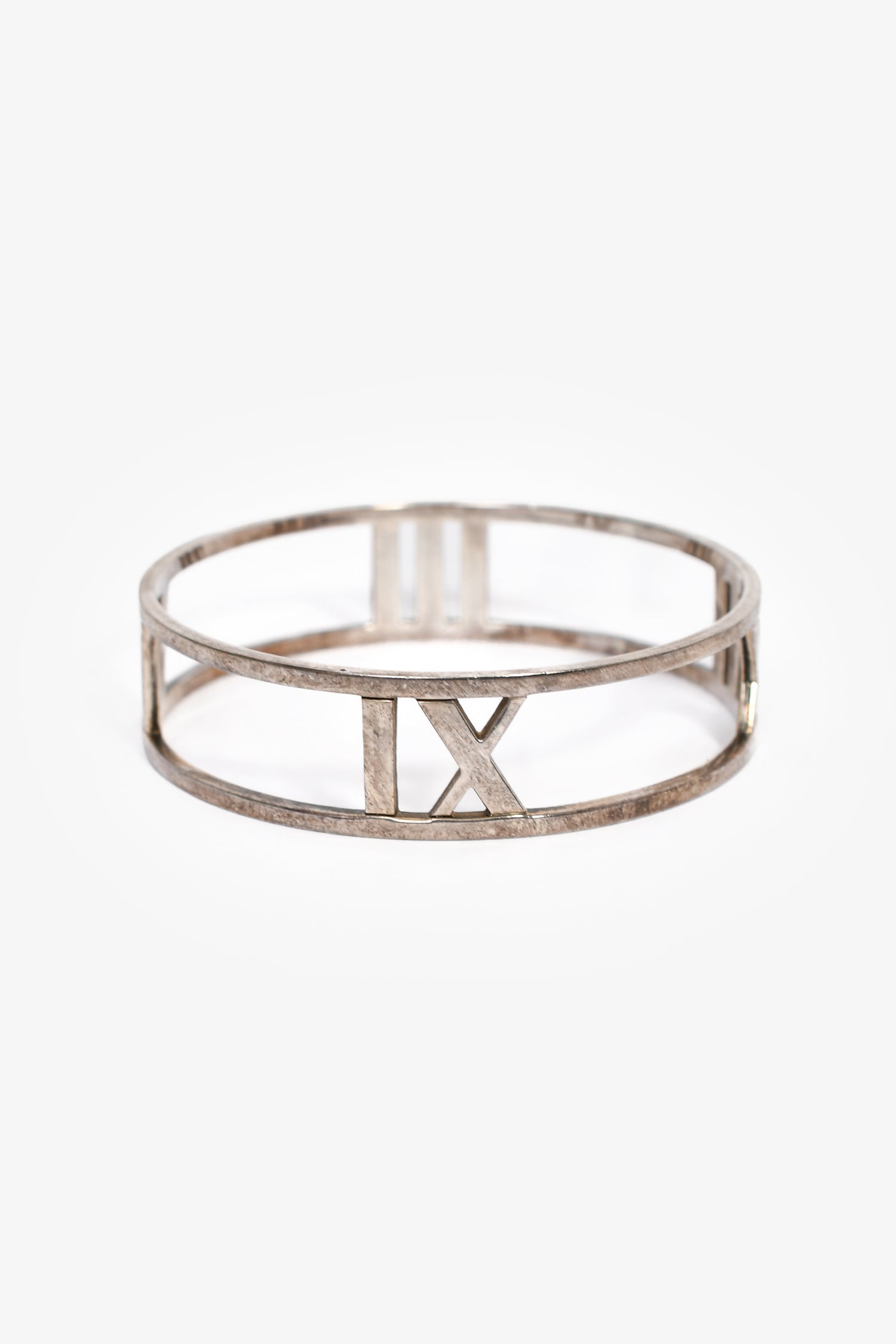 Tiffany & Co. Sterling Silver Wide Atlas Bangle