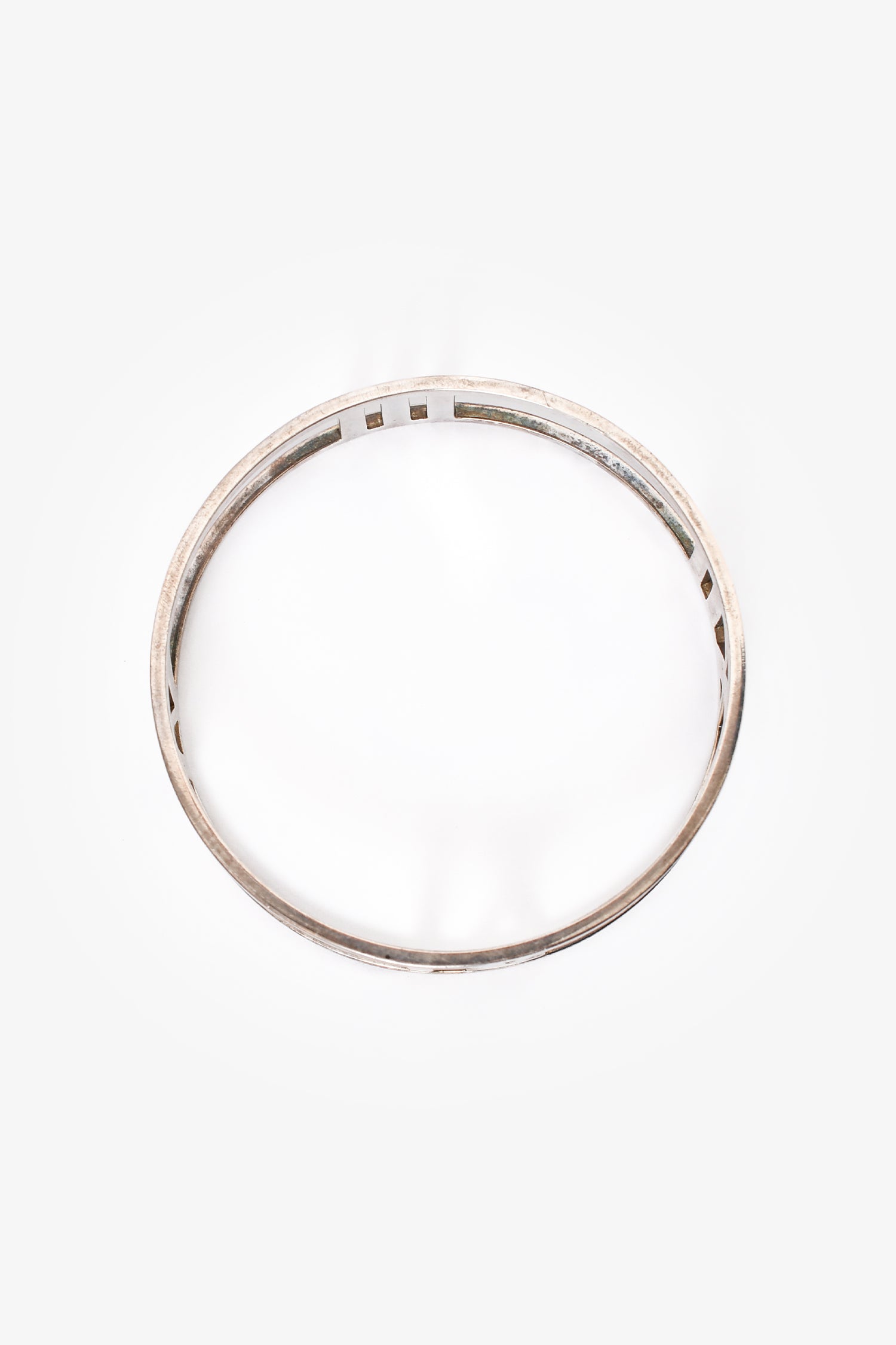 Tiffany & Co. Sterling Silver Wide Atlas Bangle
