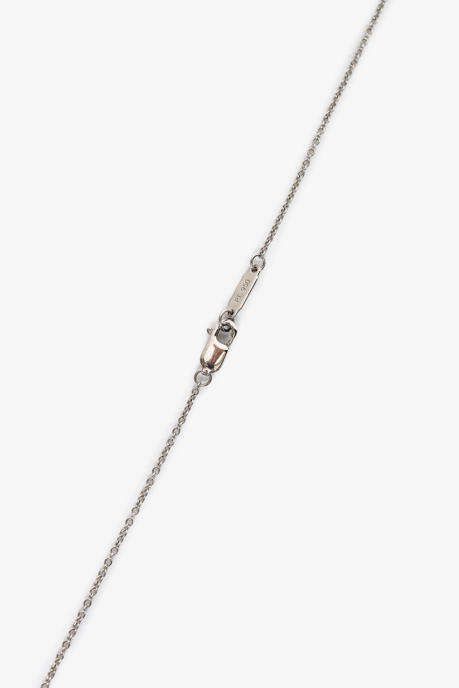 Tiffany & Co. Platinum Diamond Cobblestone Pendant Necklace