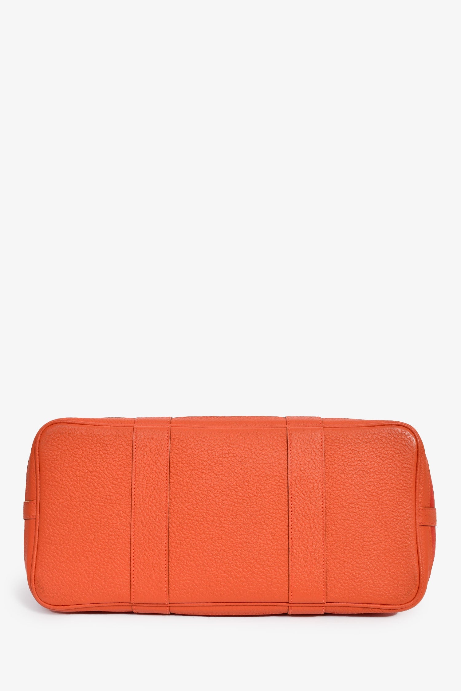 Hermès 2016 Red Canvas/Leather Garden Party Pocket 36 Tote Bag With Strap