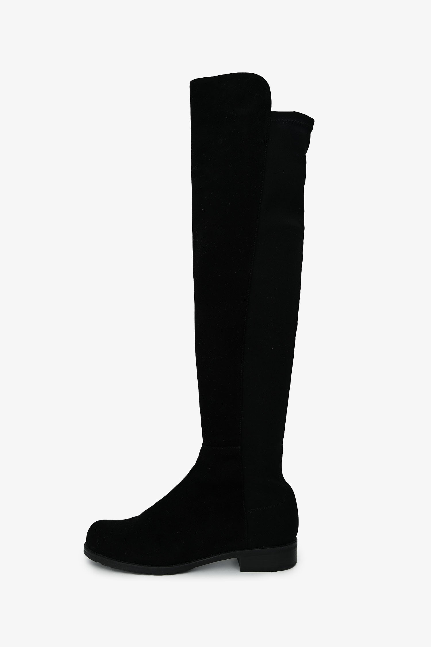 Stuart Weiztman Black Suede Knee High Boots Size 5.5
