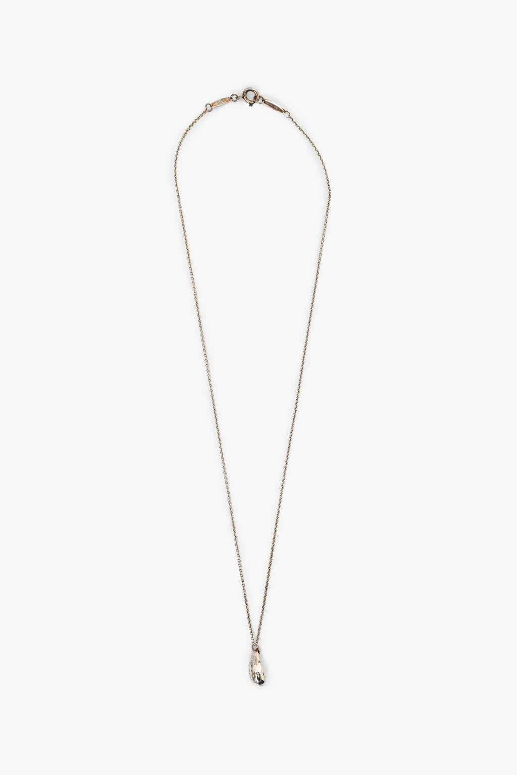 Tiffany & Co. Elsa Peretti® Sterling Silver Teardrop Pendant Necklace