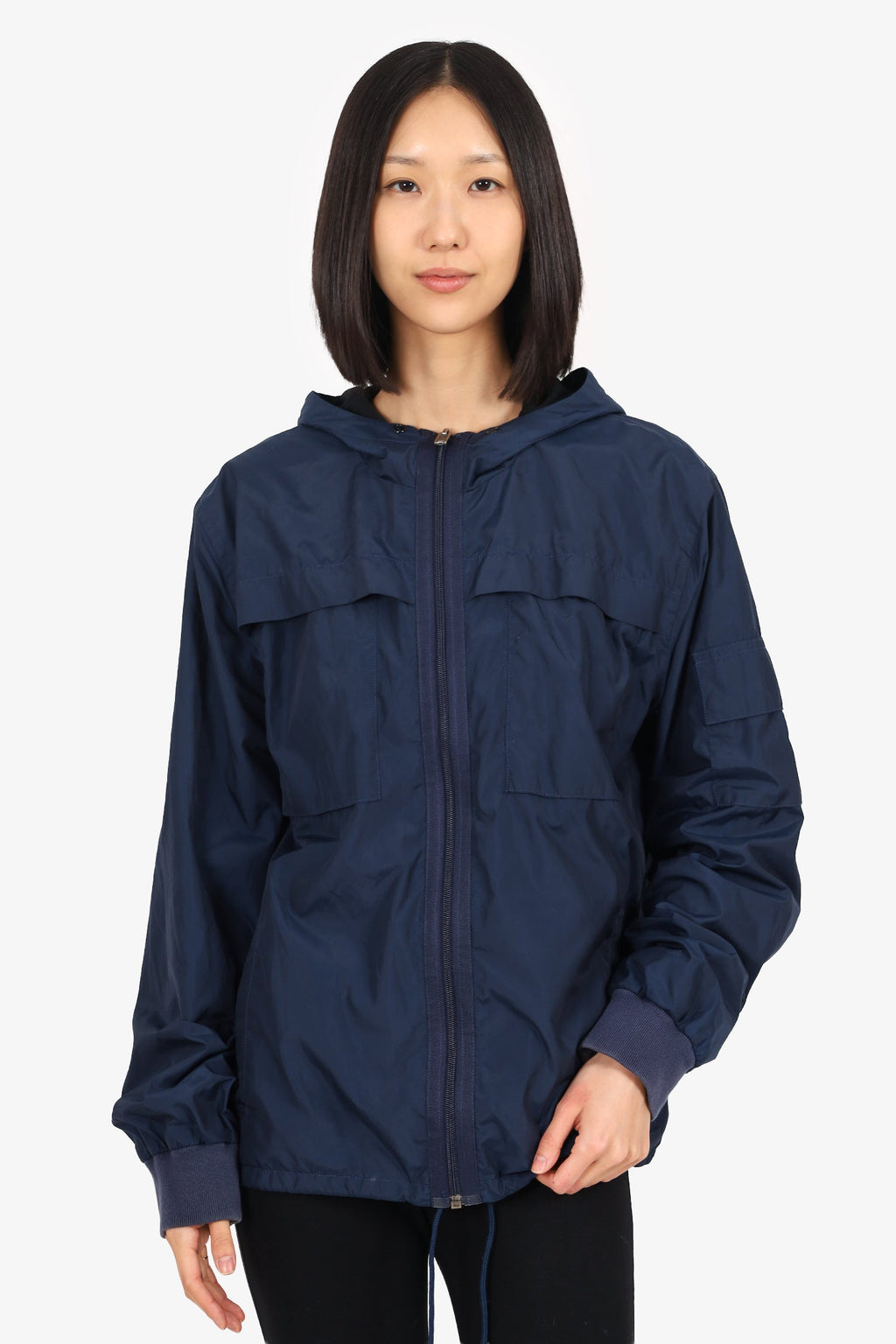 Marc By Marc Jacobs Blue Nylon Jacket Size L