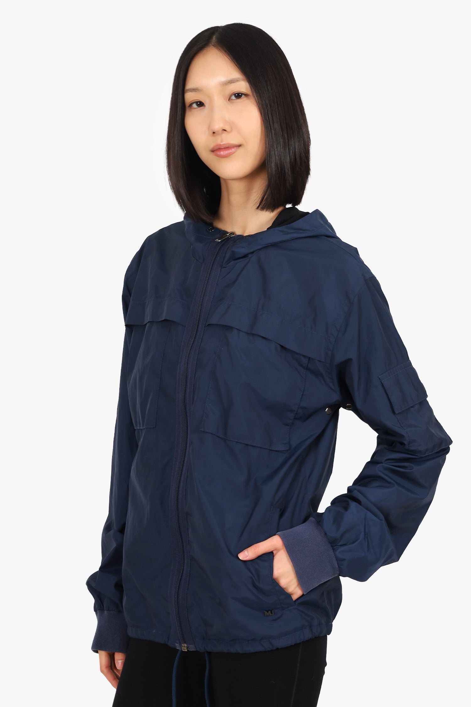 Marc By Marc Jacobs Blue Nylon Jacket Size L