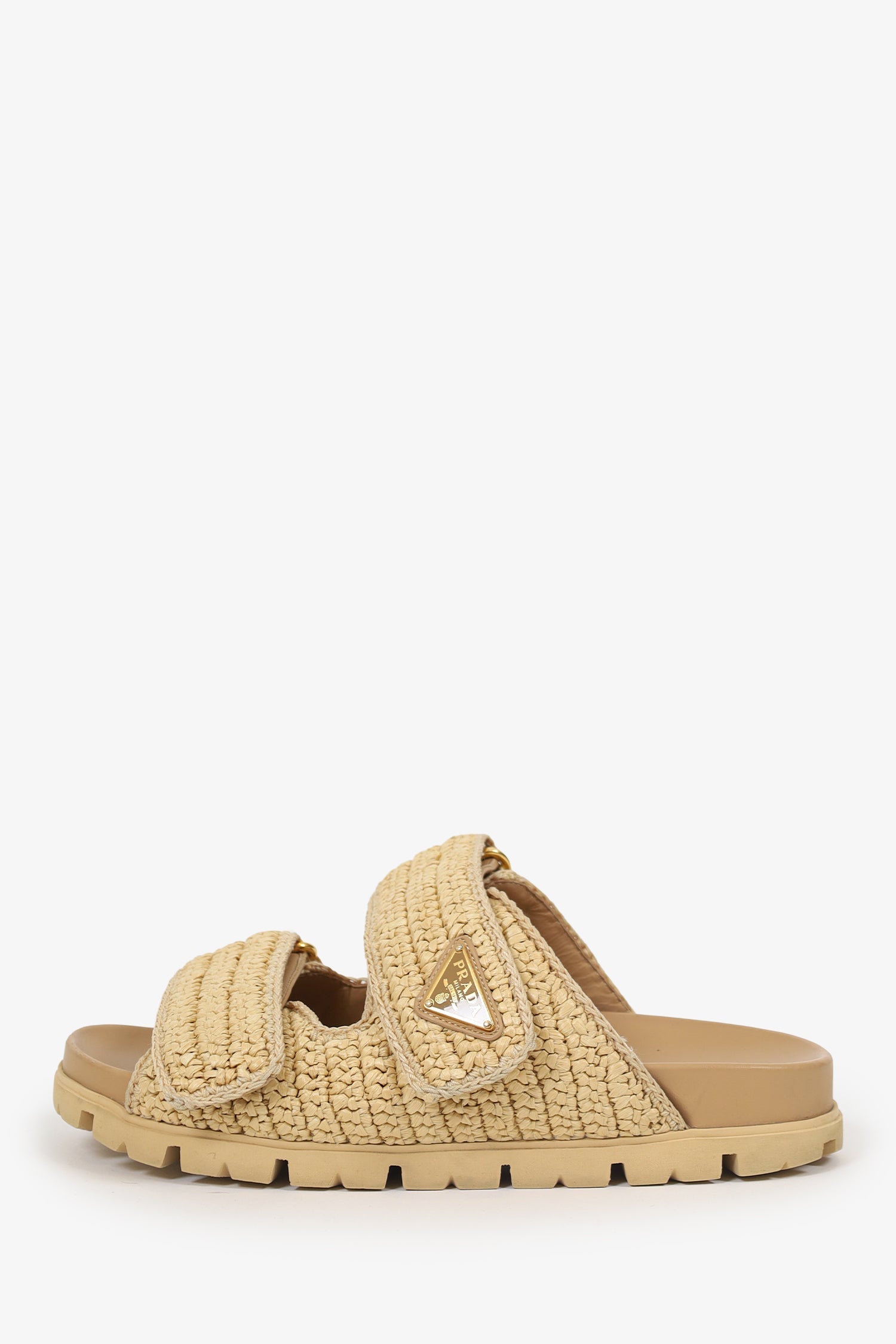 Prada Raffia Sandals Size 36
