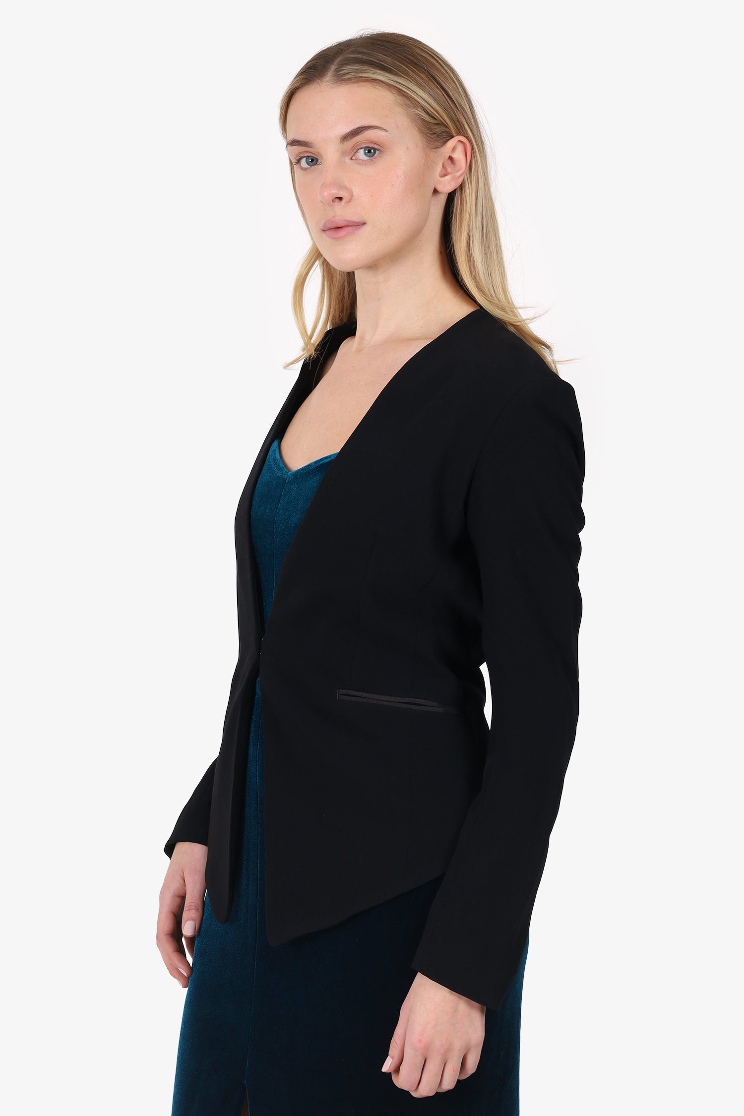 Rag & Bone Black Cut Out Back Blazer Size 4