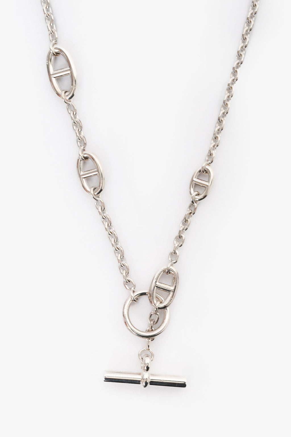 Hermès Sterling Silver Farandole 160 Necklace