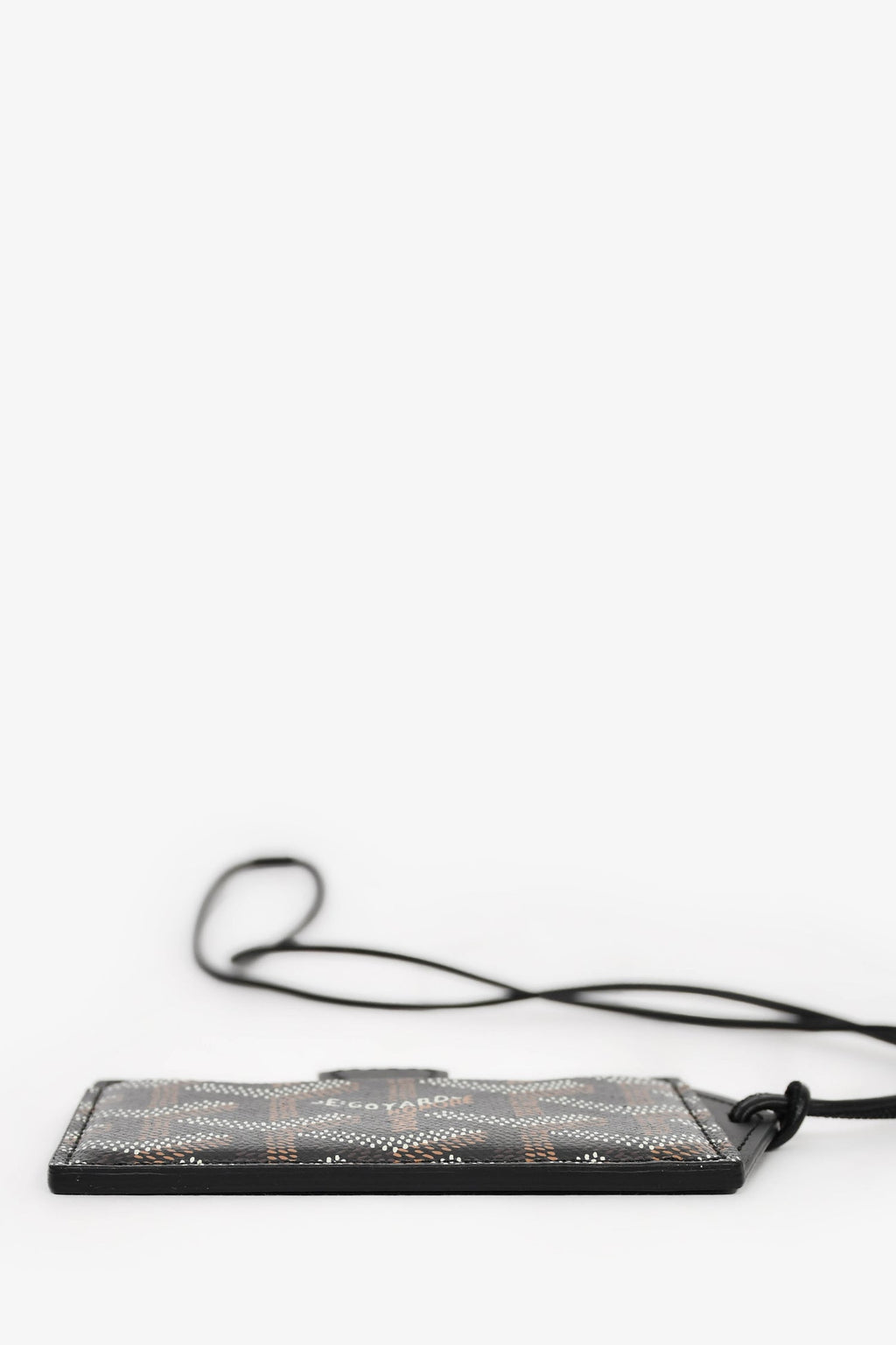 Goyard Black Goyardine Canvas Vénus Bag Mirror