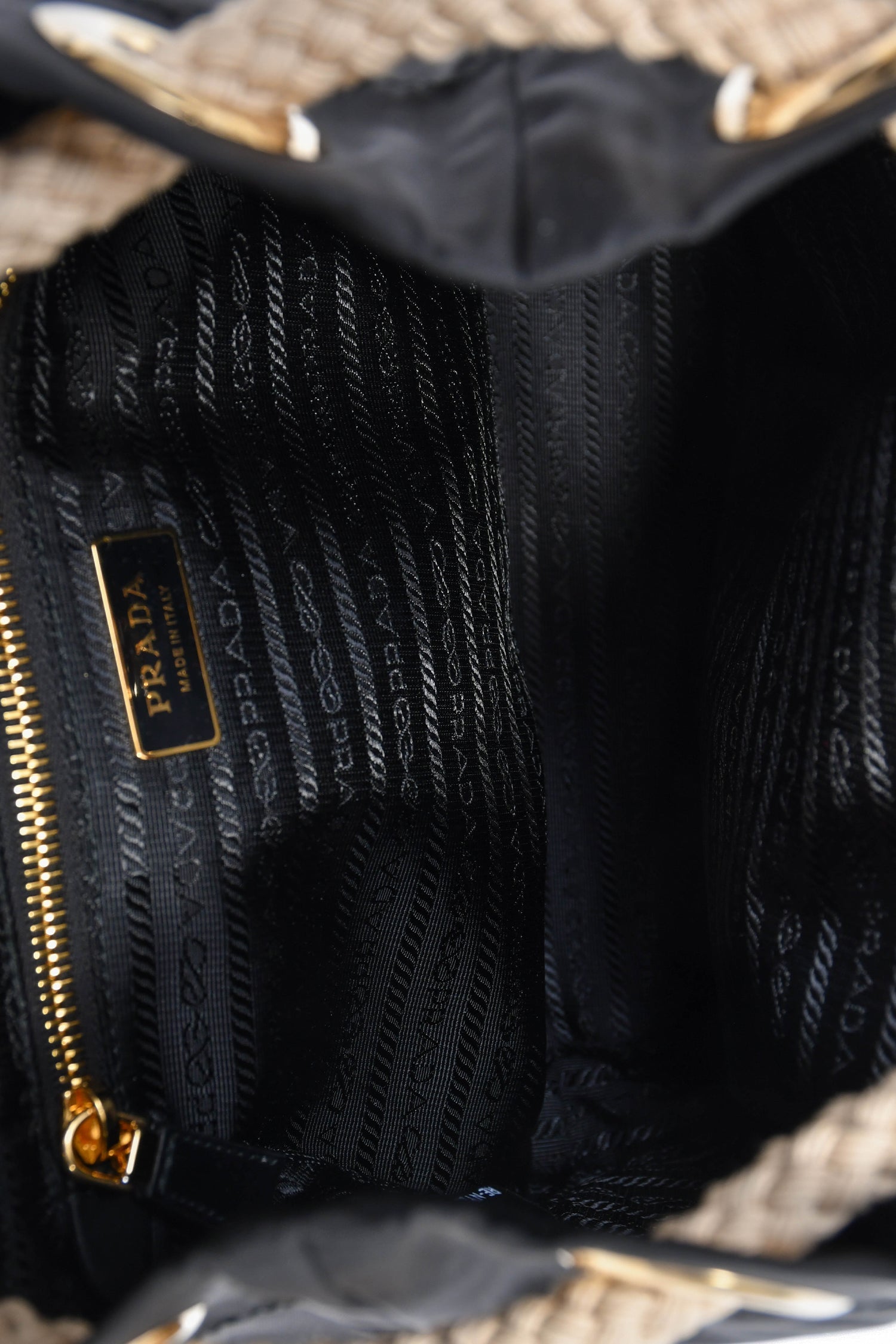 Prada 2025 Black Re-Nylon 'Mariner' Bucket Bag