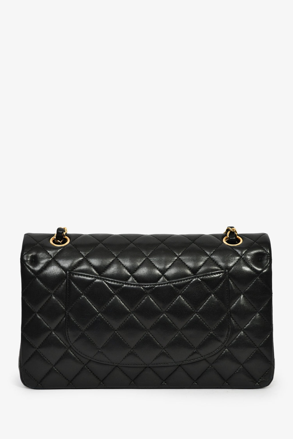 Pre-Loved Chanel™ 2012 Black Lambskin Medium Double Flap