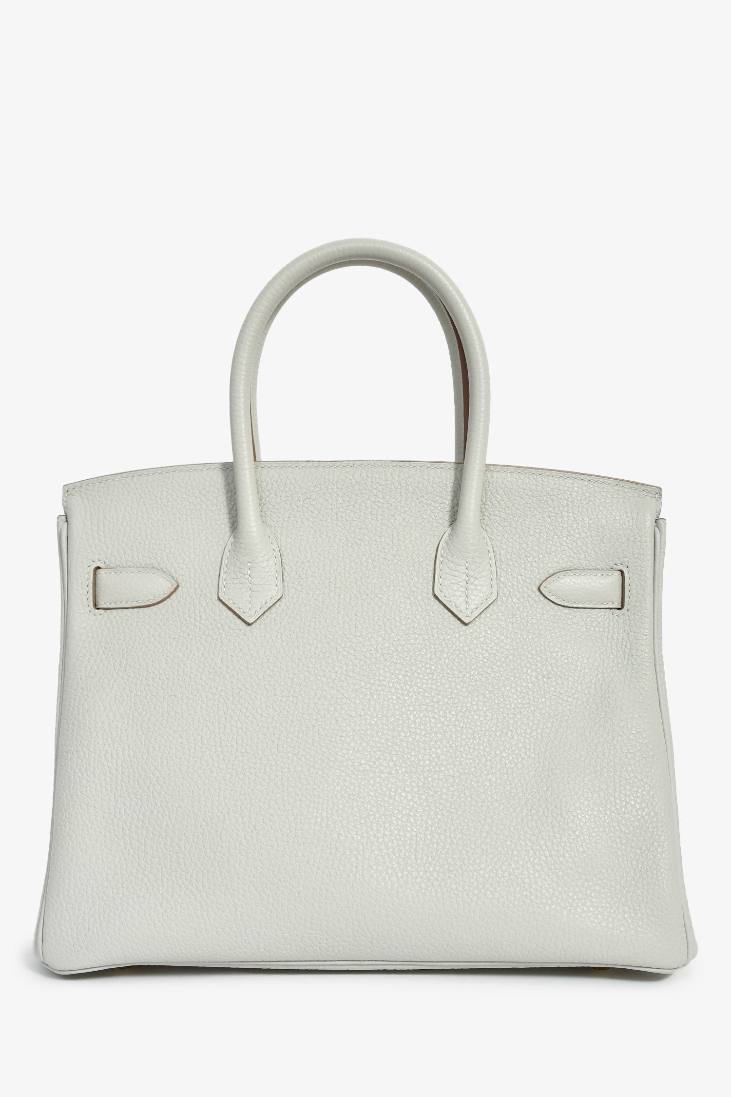 Hermès 2019 Gris Perle Clemence Leather Birkin 30
