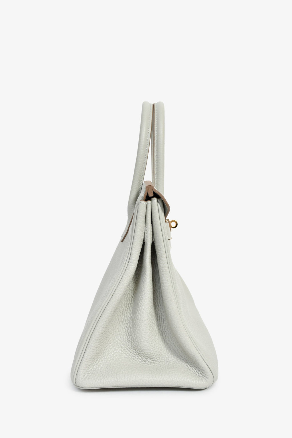 Hermès 2019 Gris Perle Clemence Leather Birkin 30