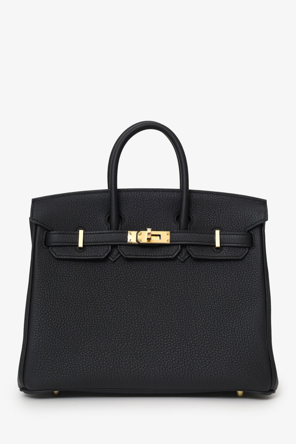 Hermès 2024 Black Leather Birkin 25 GHW