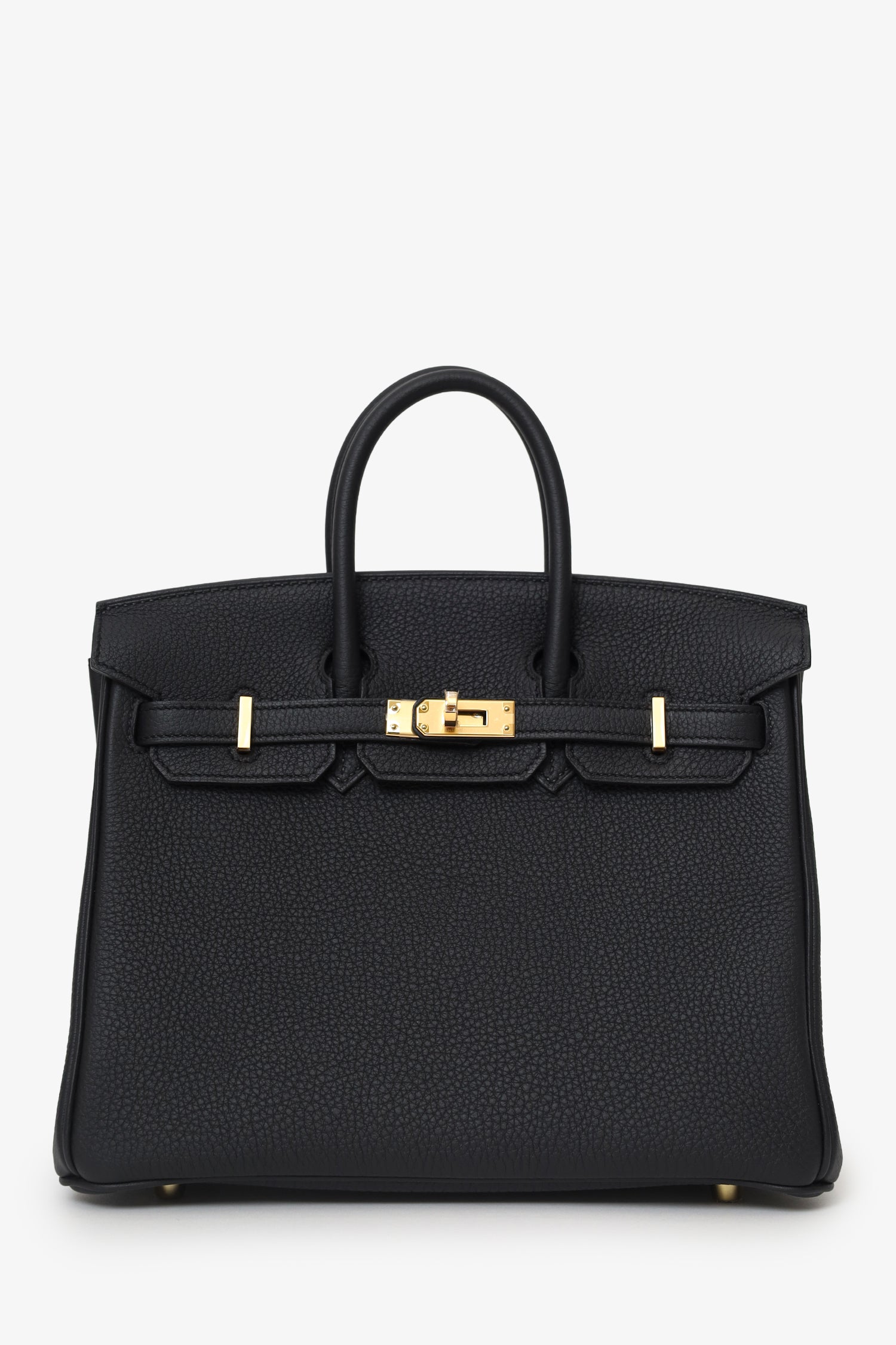 Hermès 2024 Black Leather Birkin 25 GHW