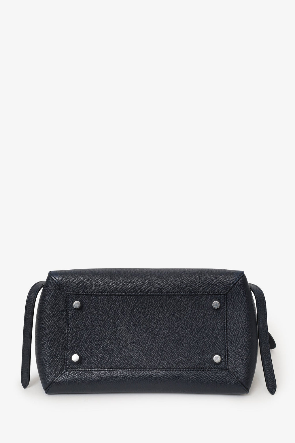 Celine Navy Leather Belt Bag With Strap
