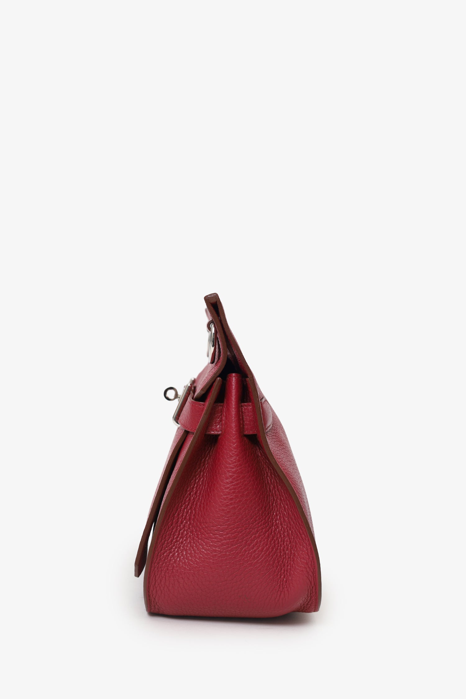 Hermès 2014 Rouge Garance Clemence Leather Jypsiere 31