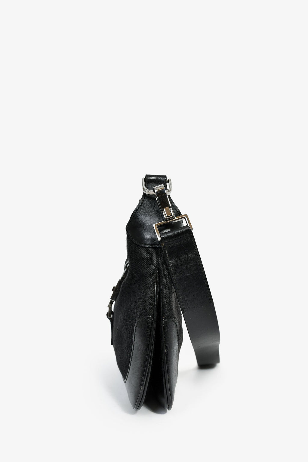 Gucci Black Canvas/Leather Small 'Jackie' Crossbody Bag
