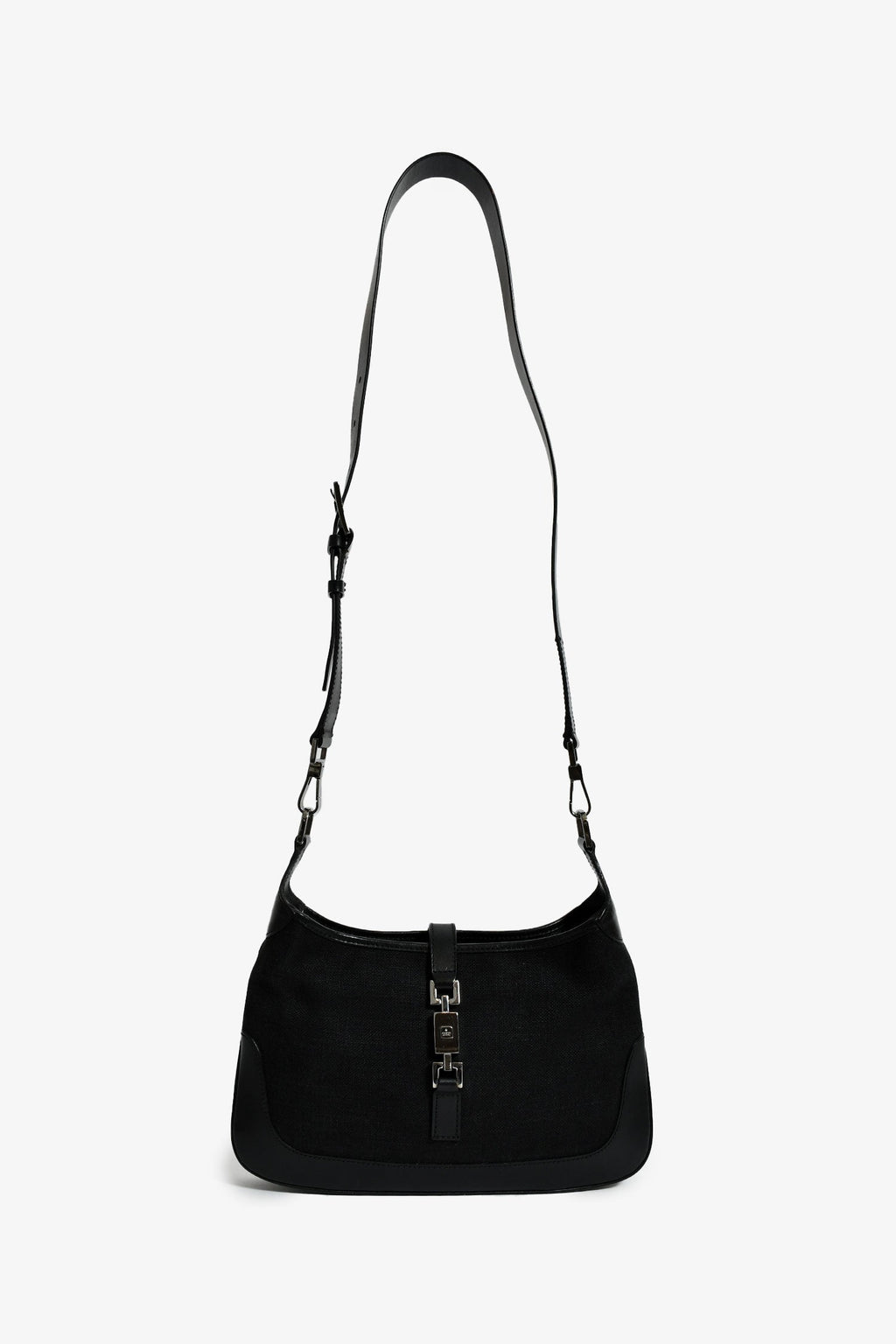 Gucci Black Canvas/Leather Small 'Jackie' Crossbody Bag