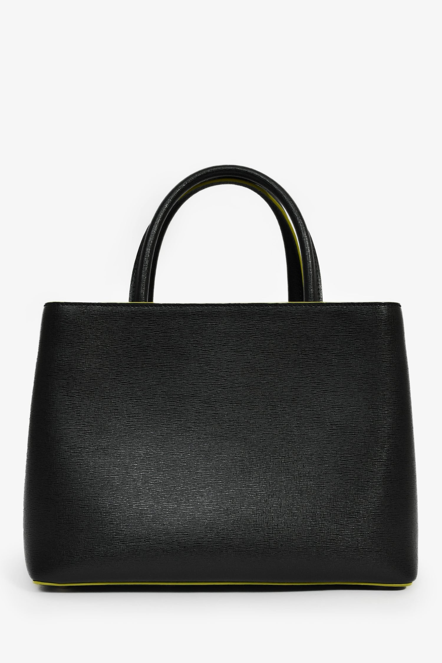 Fendi Black/Multi Shearling Petite '2Jours' Tote
