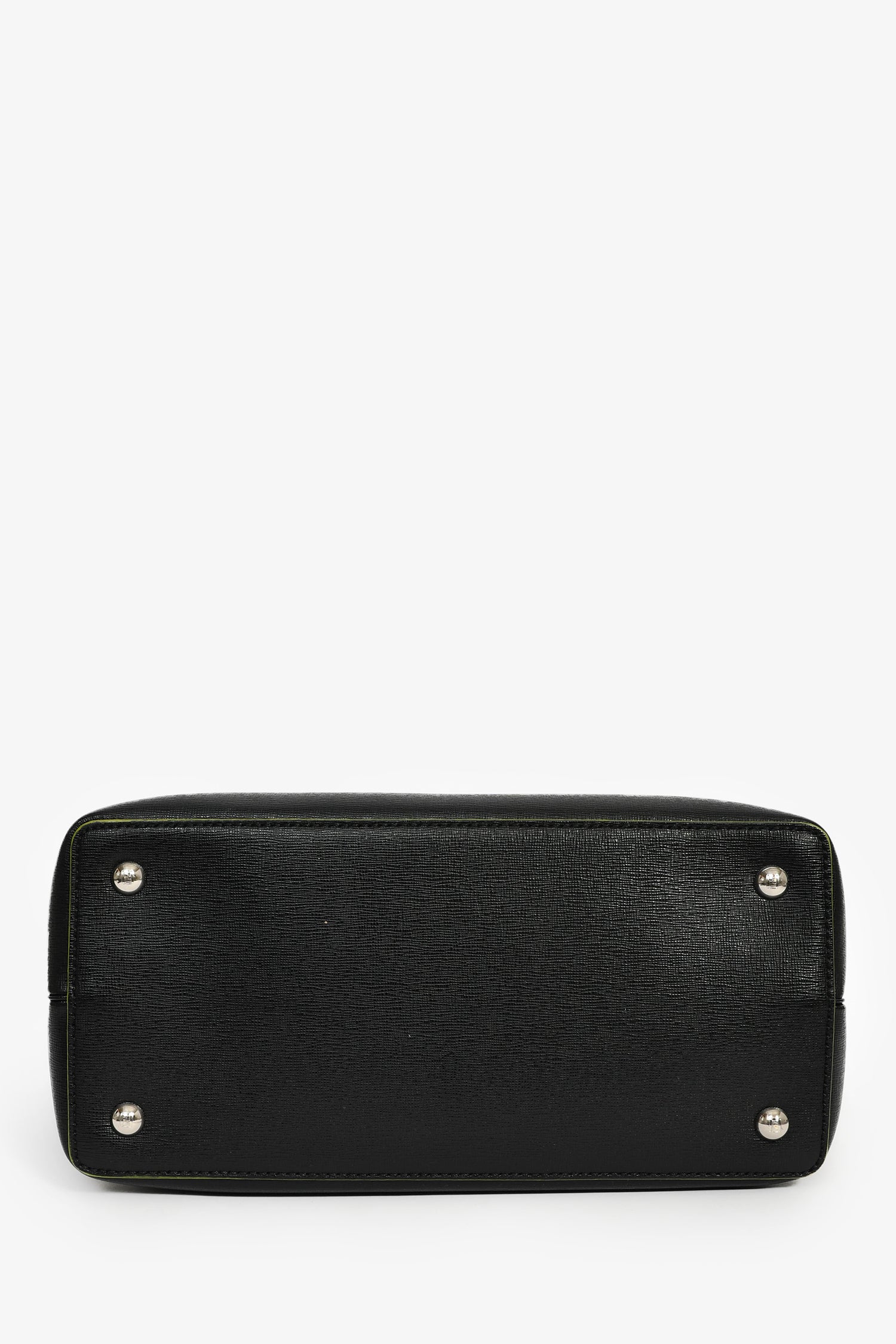 Fendi Black/Multi Shearling Petite '2Jours' Tote