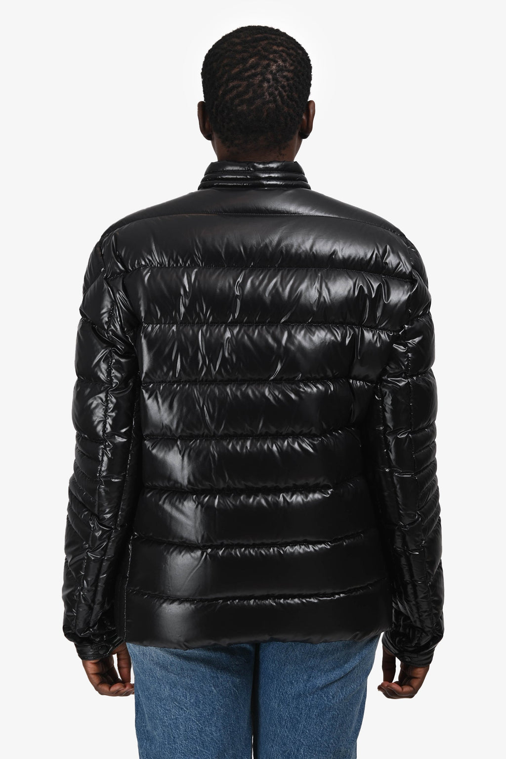 Moncler Black Down 'Caroux' Puffer Jacket Size 5