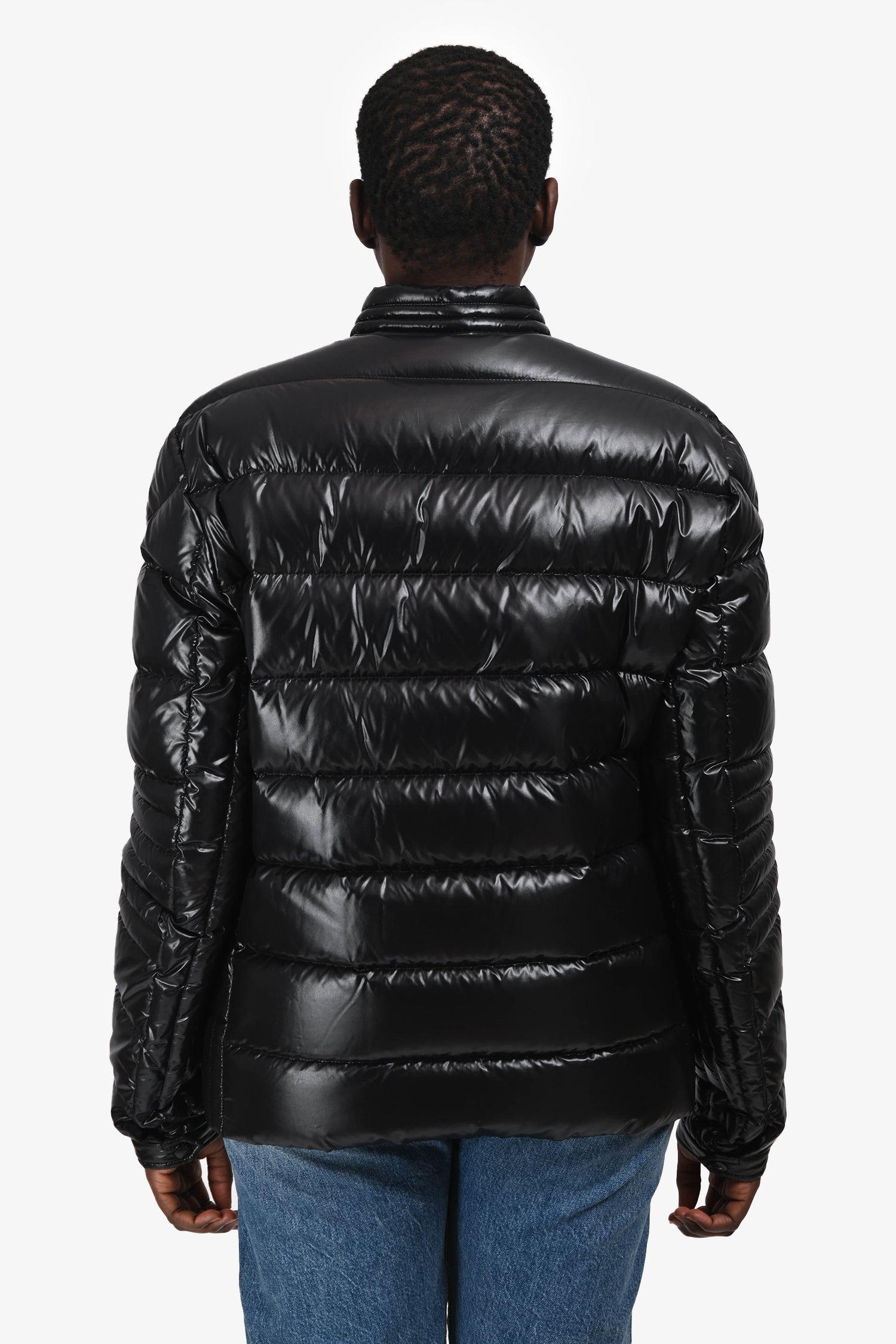 Moncler Black Down 'Caroux' Puffer Jacket Size 5