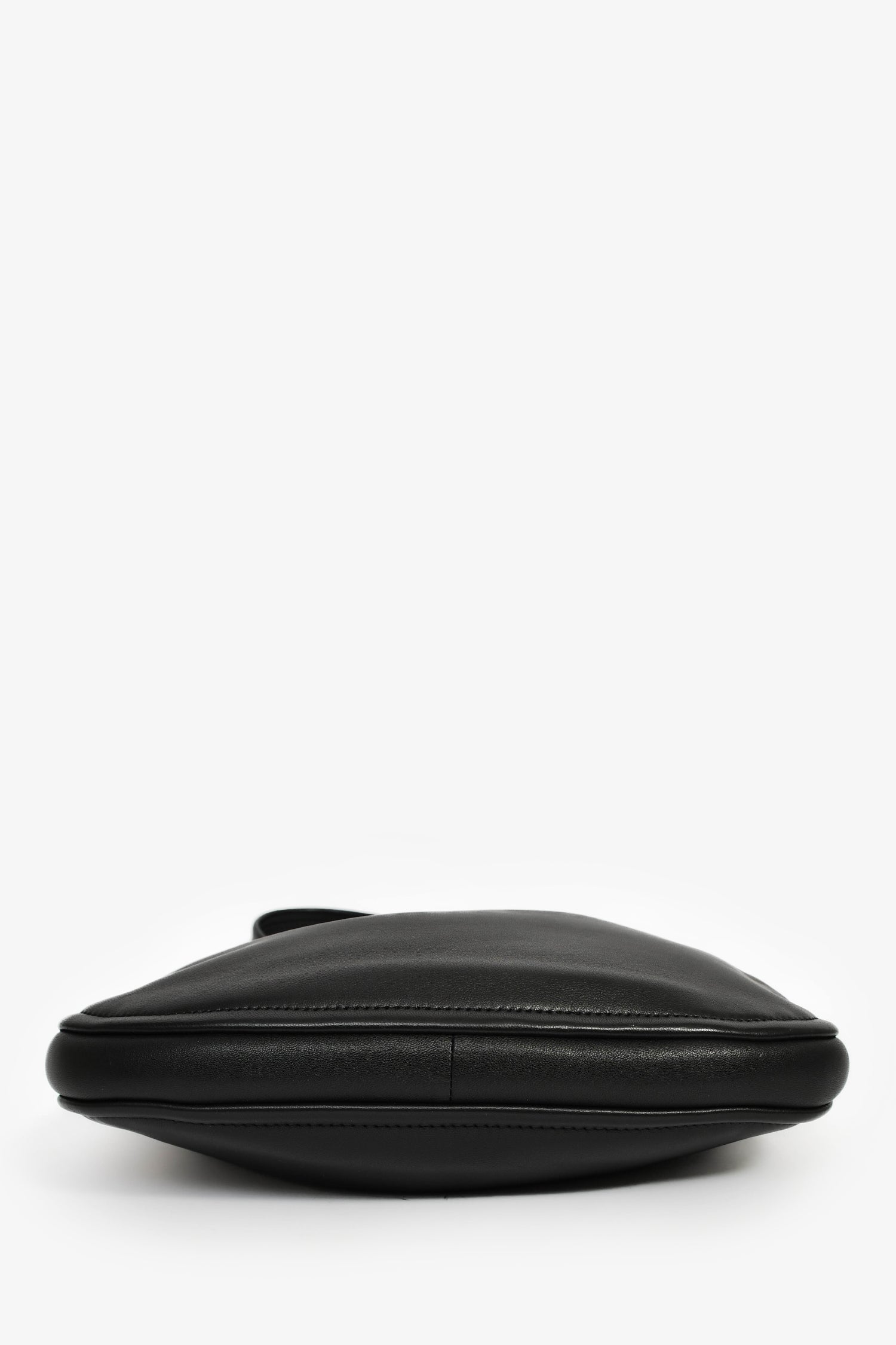 Valentino Black Leather 'Go-Hobo' Small Shoulder Bag