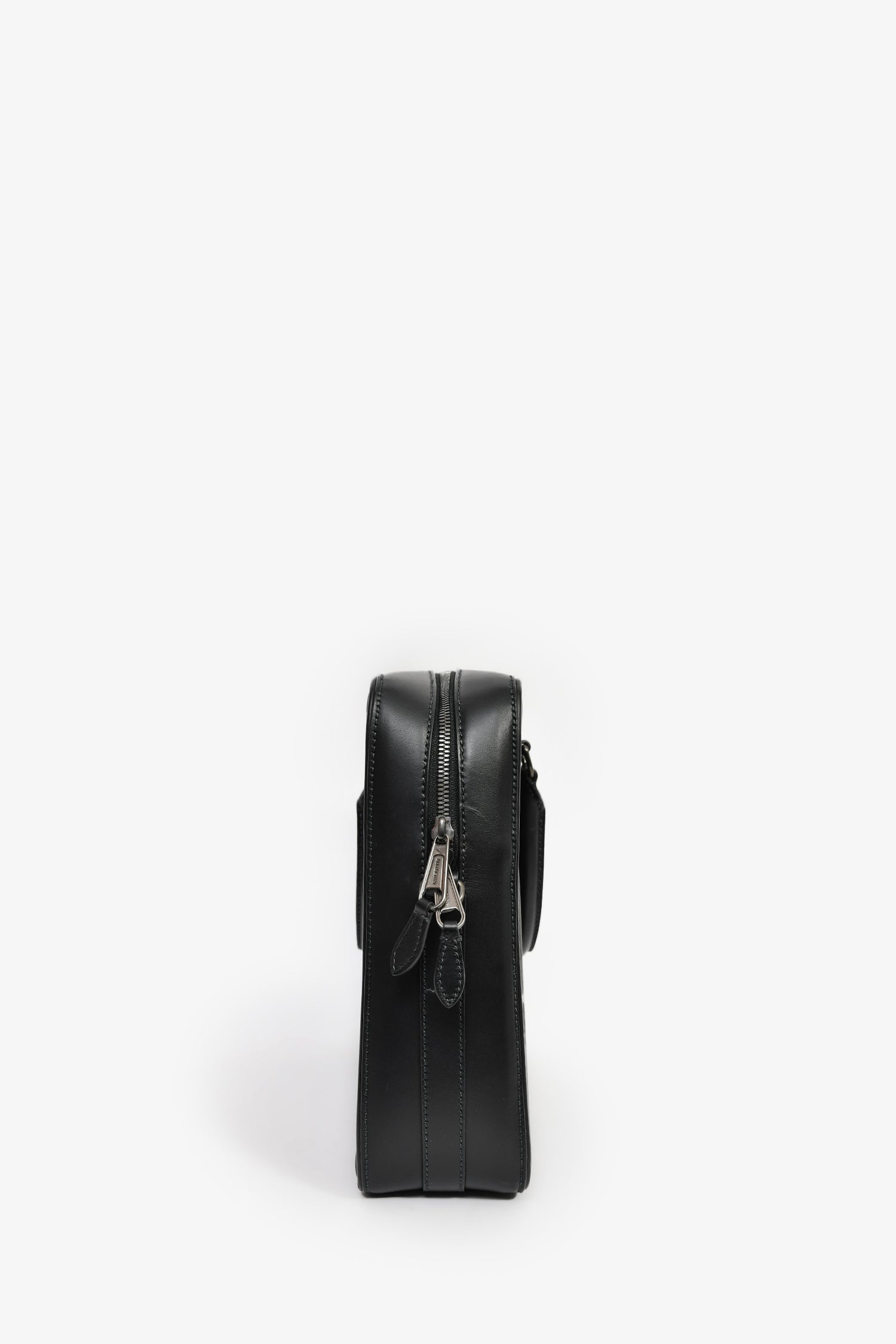 Burberry Black Leather 'Ainsworth' Briefcase With Strap