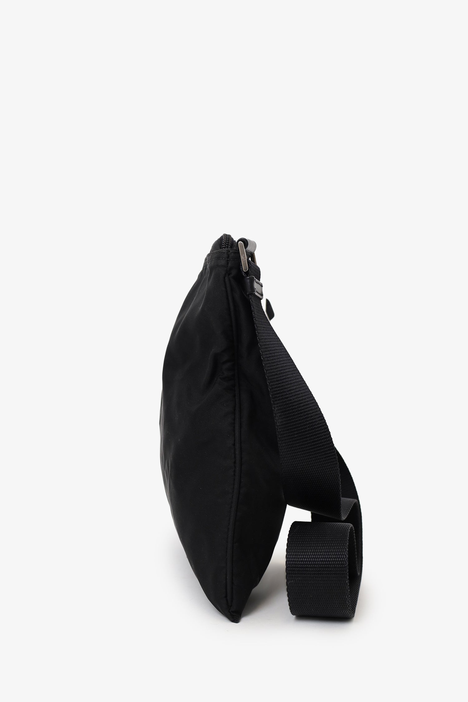 Prada Black Nylon Messenger Bag