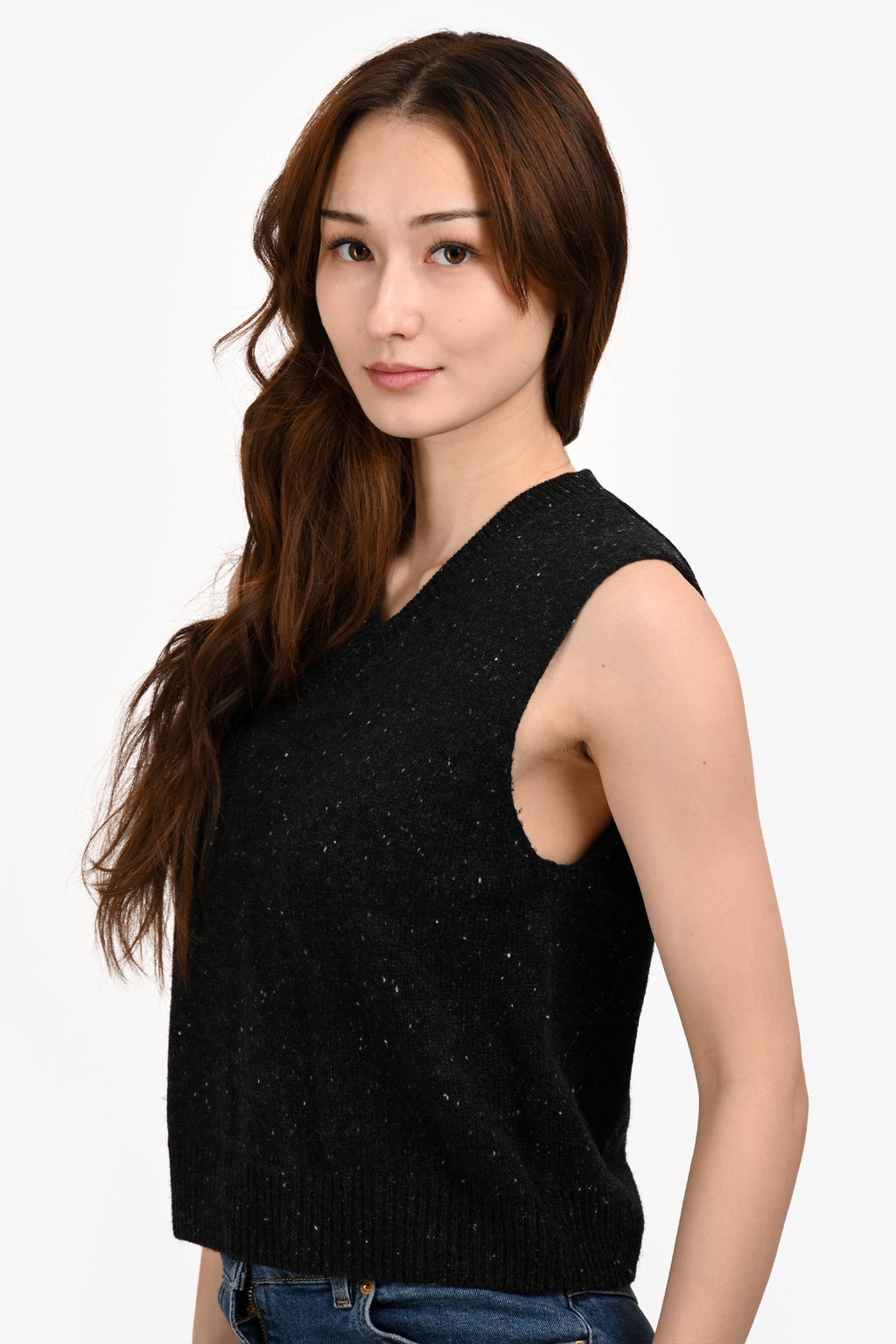 Theory Charcoal Wool Blend Vest Size M