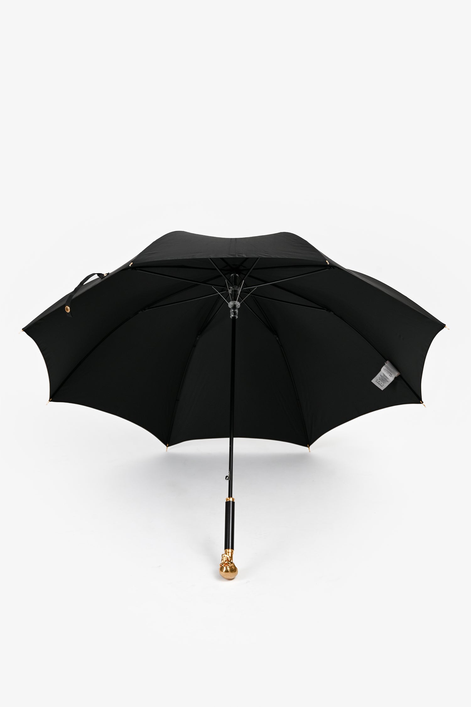Alexander McQueen Black/Gold Tone Skull Umbrella