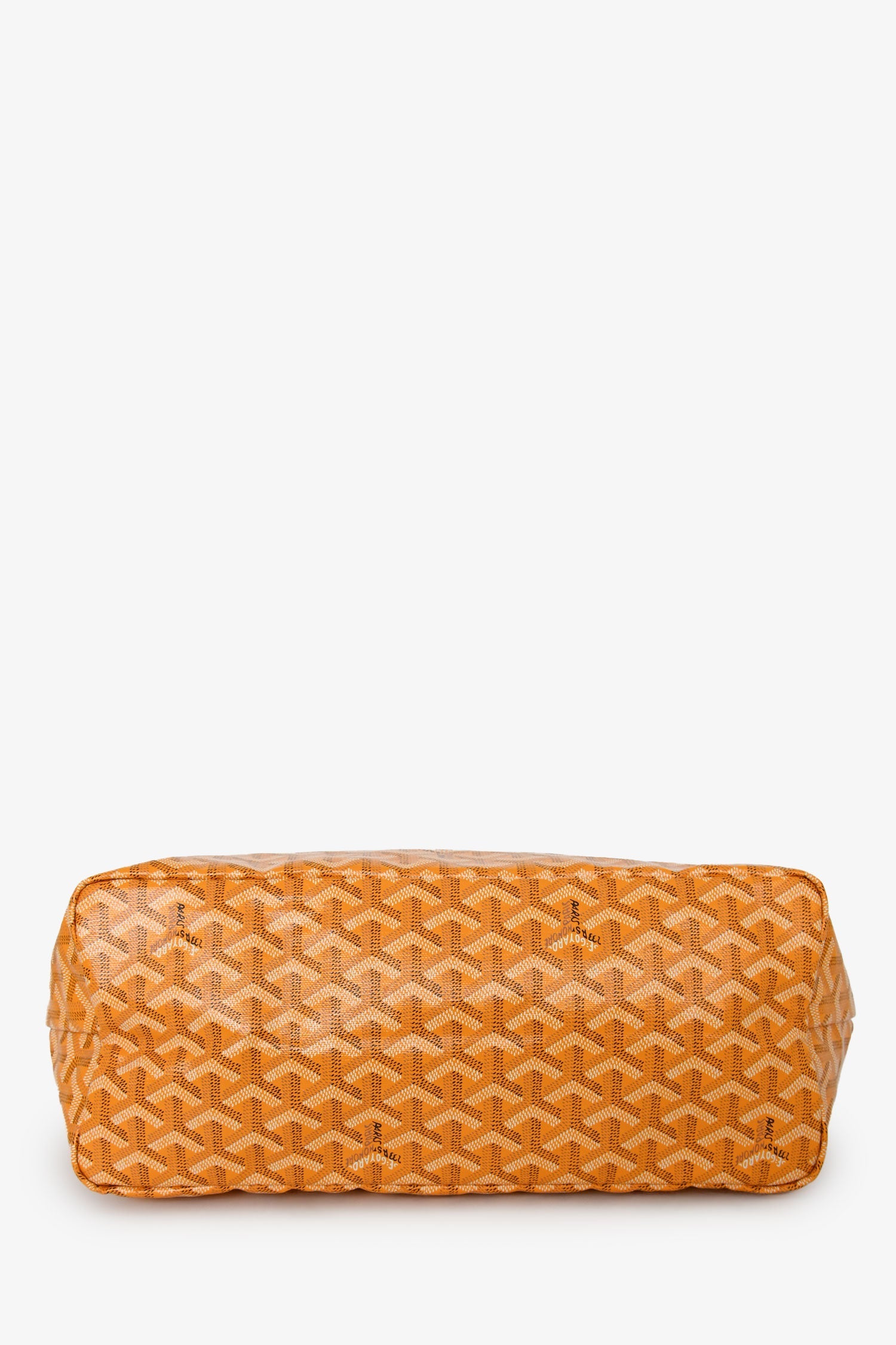 Goyard Yellow Canvas St. Louis PM Tote With Pouch