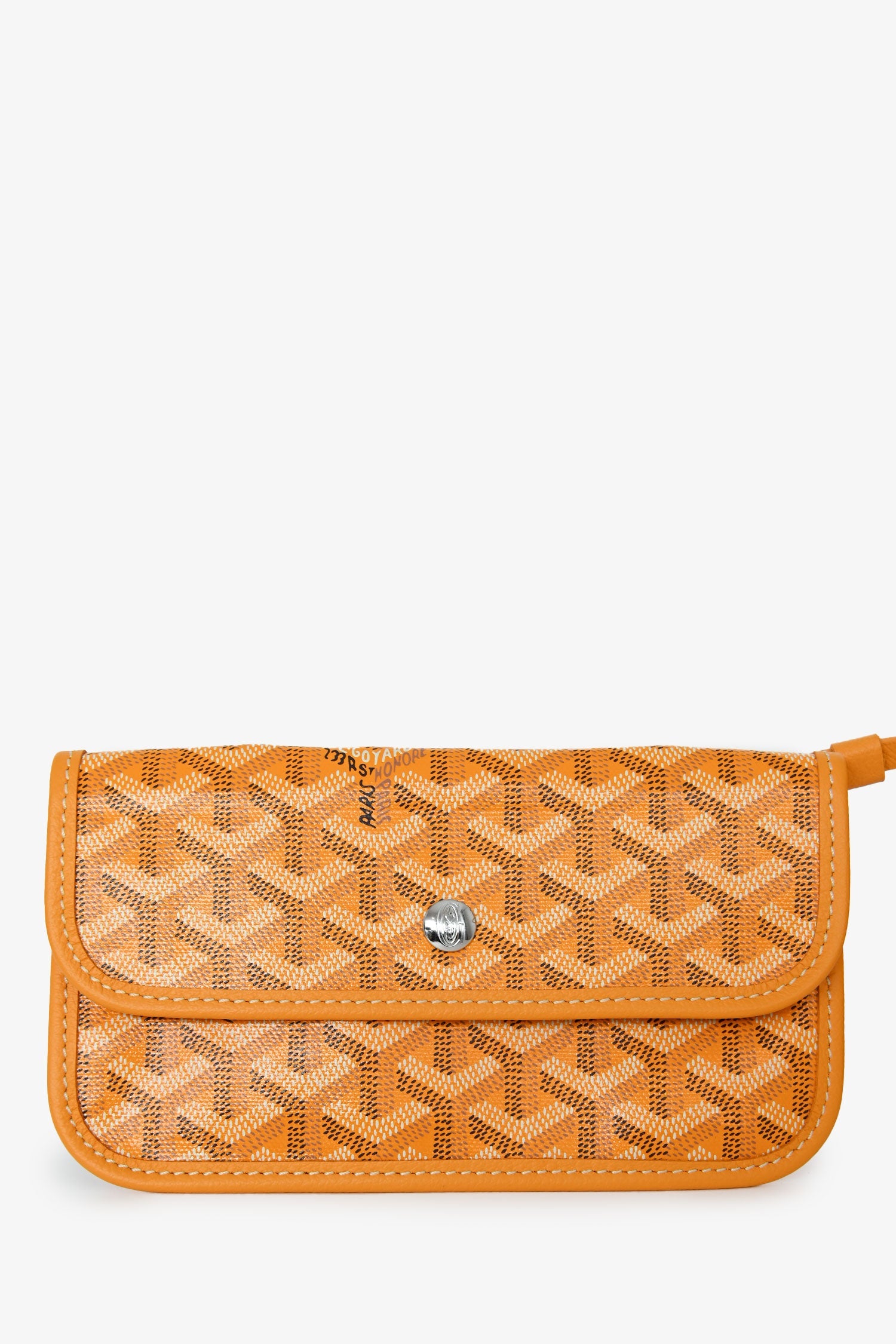 Goyard Yellow Canvas St. Louis PM Tote With Pouch