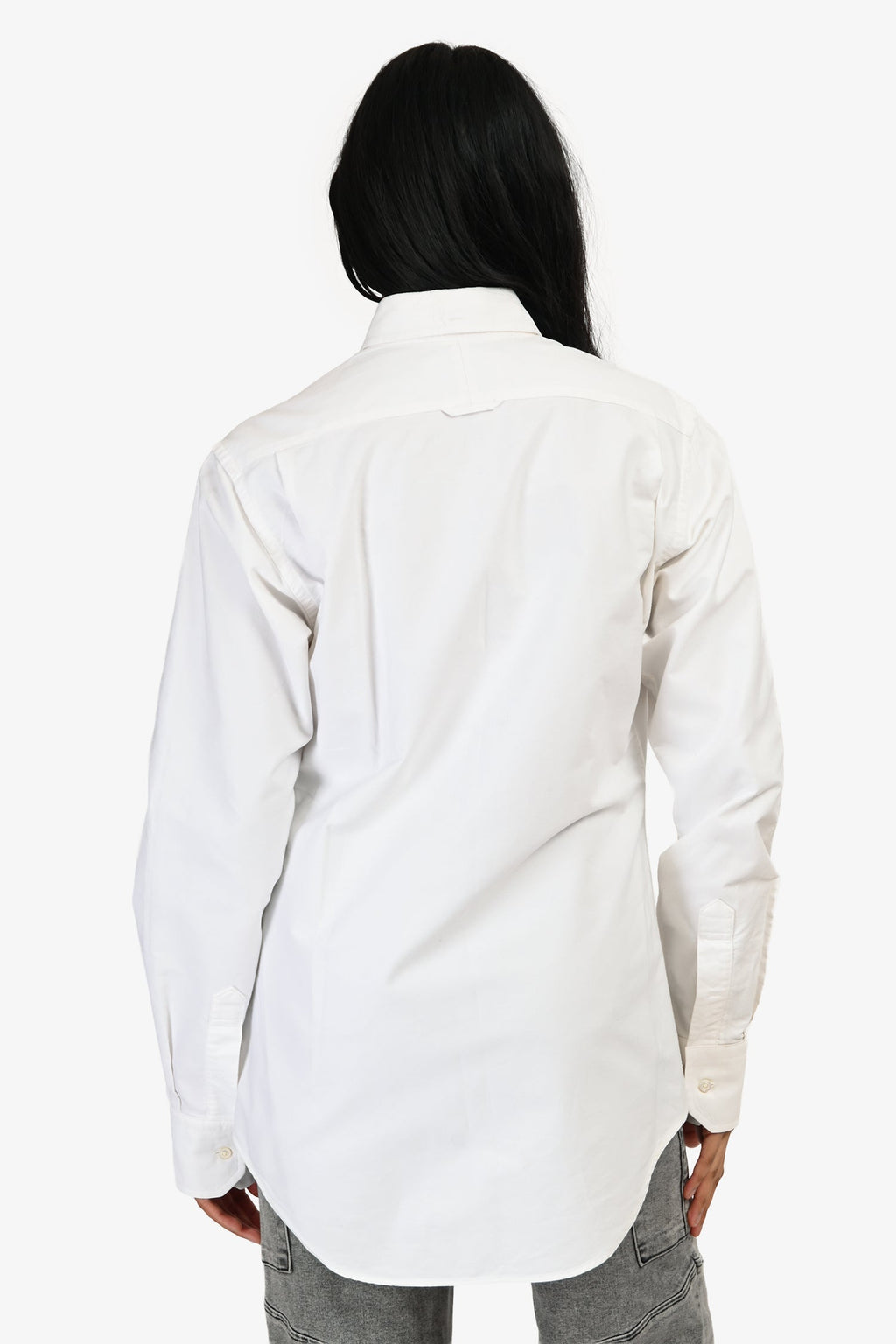 Thom Browne White/Multicolour Cotton Button-Up Shirt Estimated Size 4 Mens